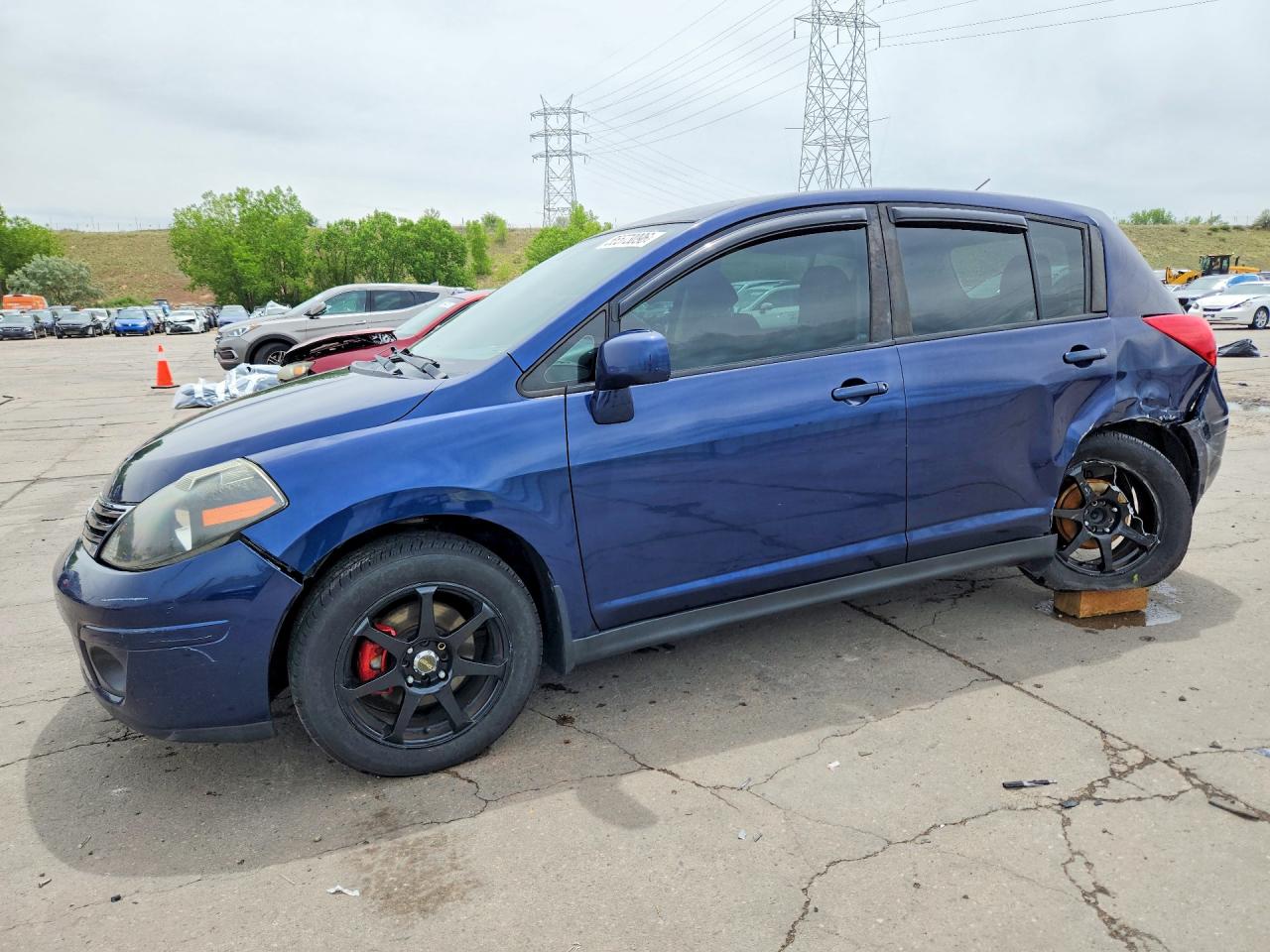 2012 Nissan Versa S/sl Blue vin: 3N1BC1CP5CK274177