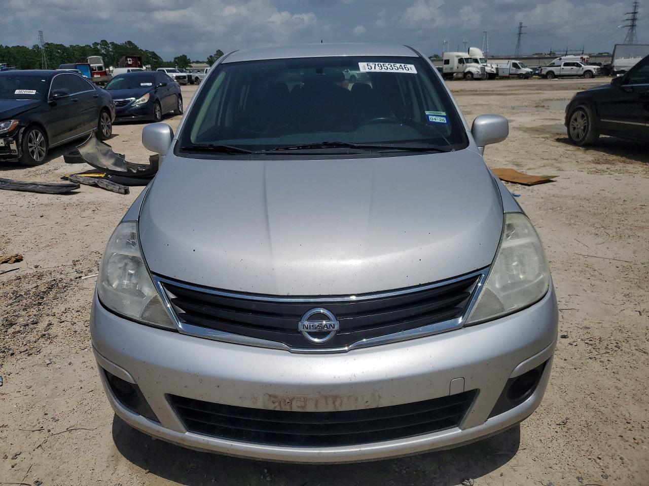 2012 Nissan Versa 1.8 S Серебряный vin: 3N1BC1CP5CK292954