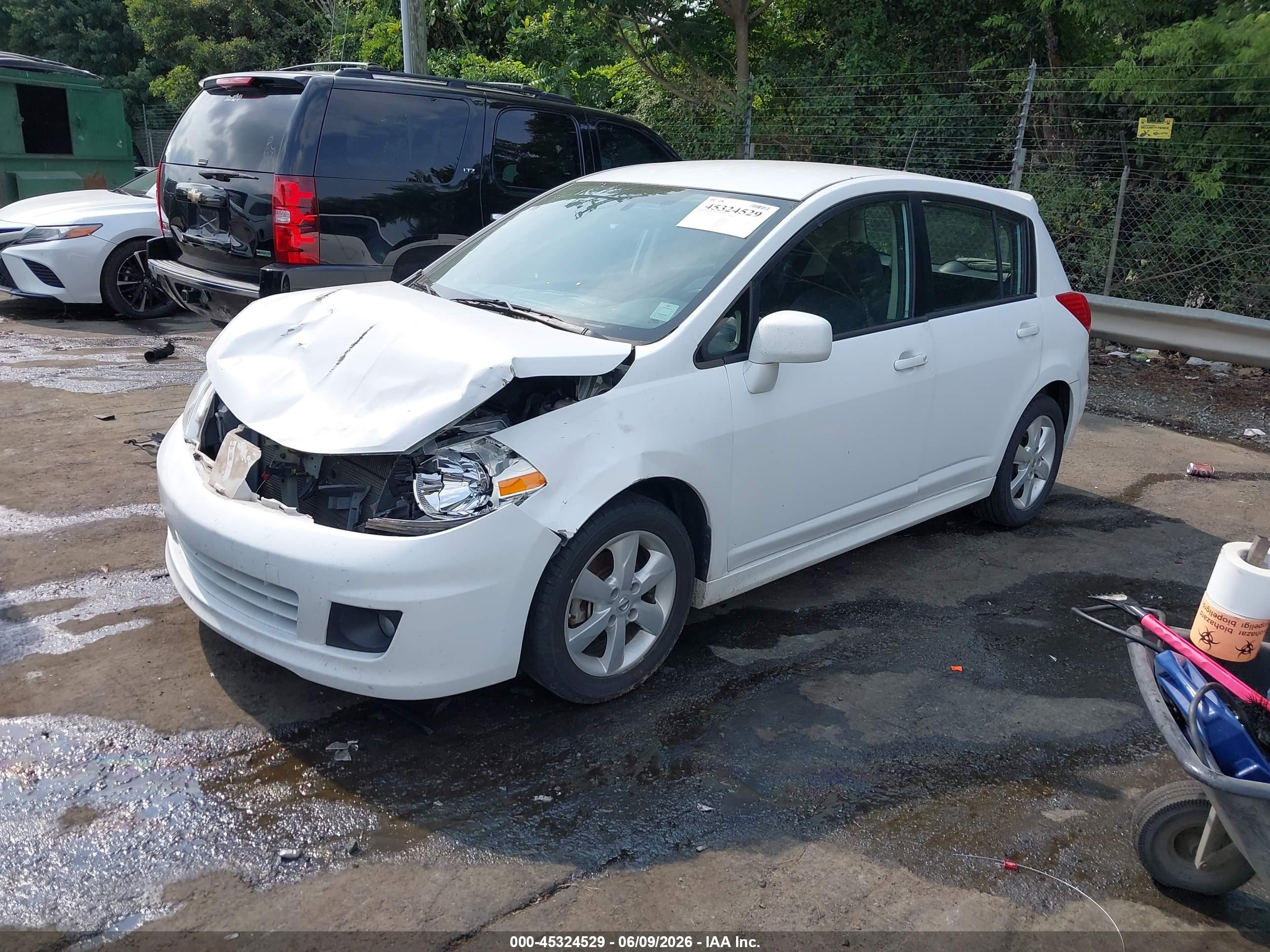 2012 Nissan Versa 1.8 Sl White vin: 3N1BC1CP5CK295790