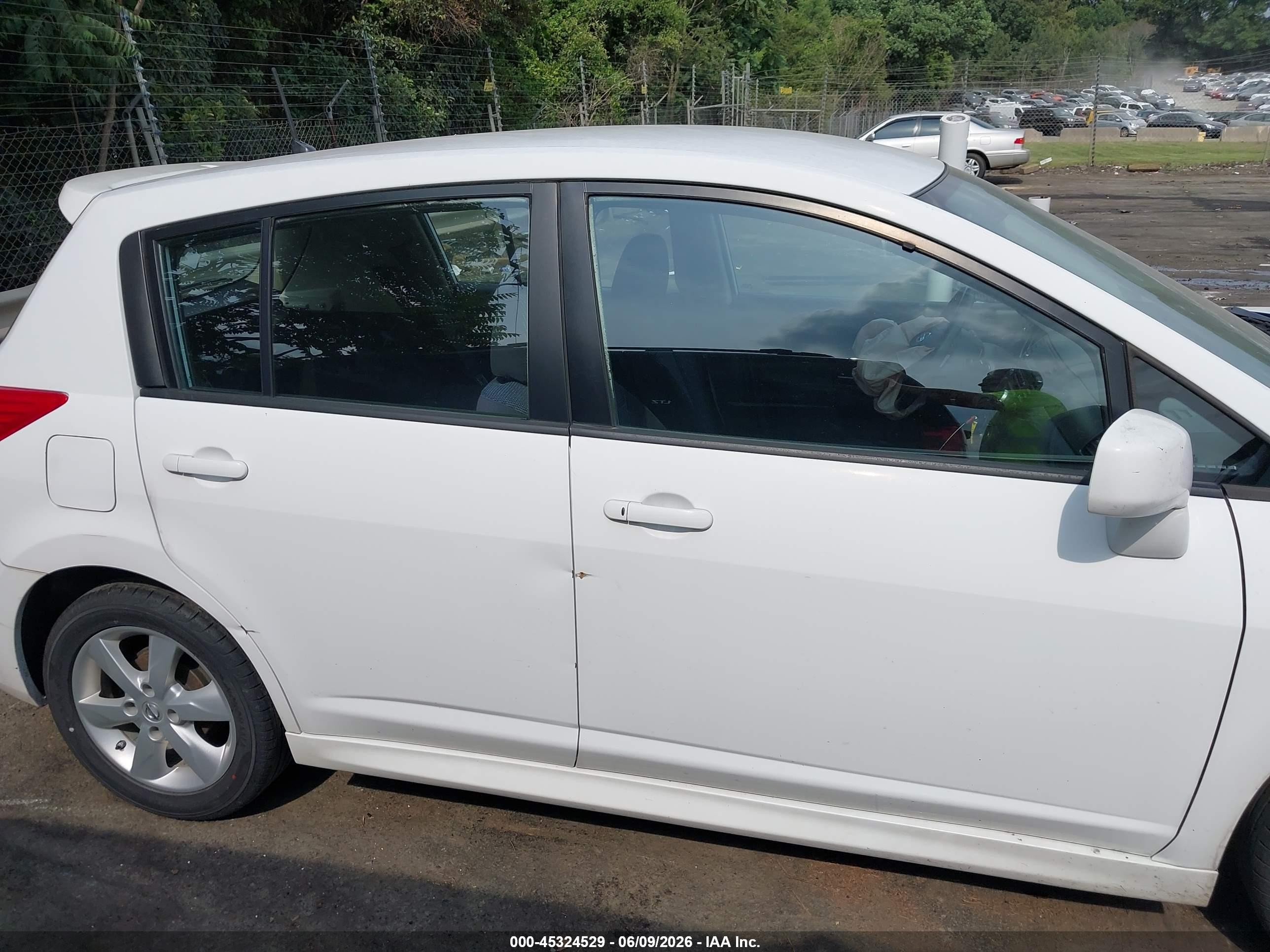 2012 Nissan Versa 1.8 Sl White vin: 3N1BC1CP5CK295790