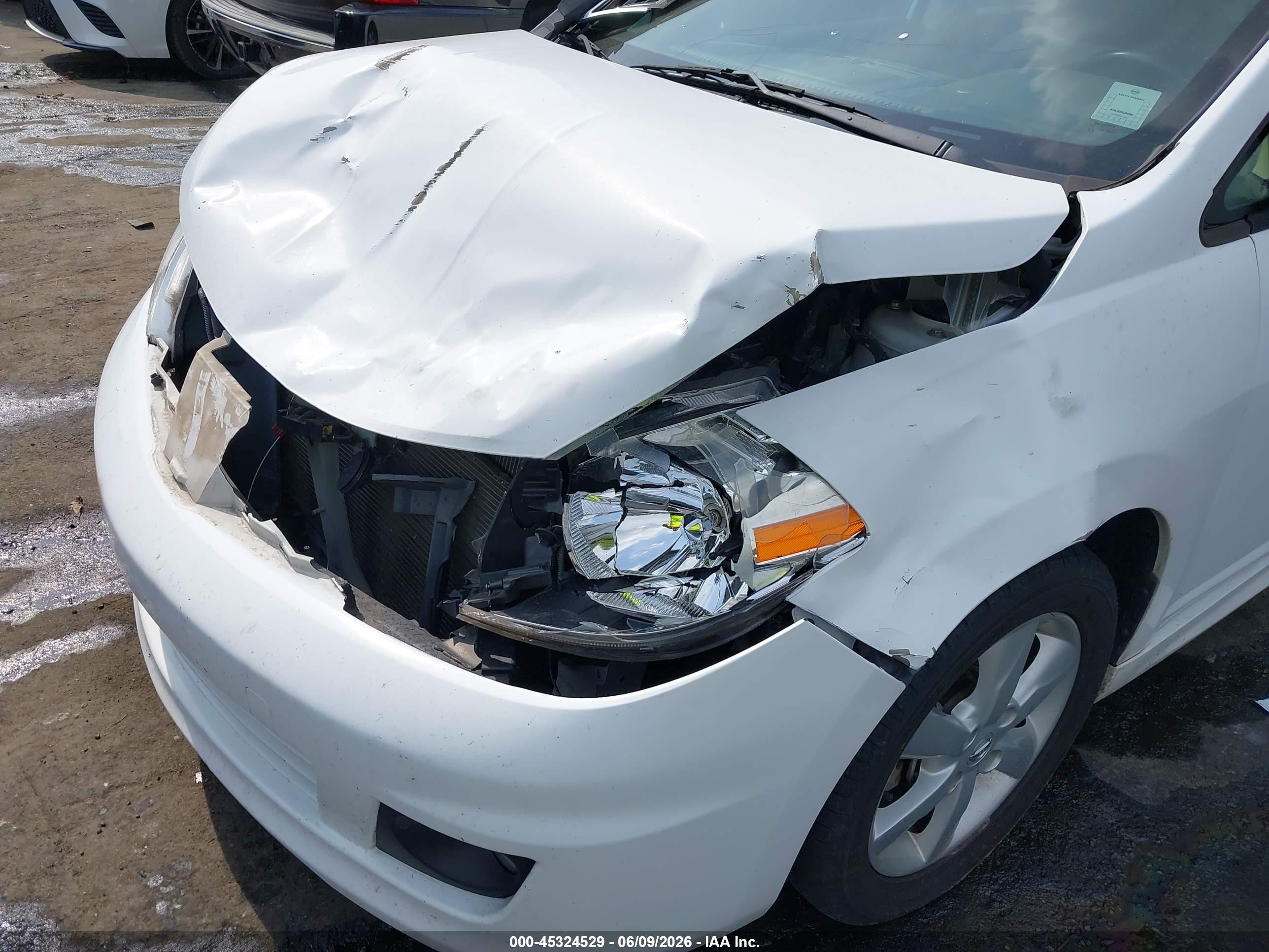 2012 Nissan Versa 1.8 Sl White vin: 3N1BC1CP5CK295790