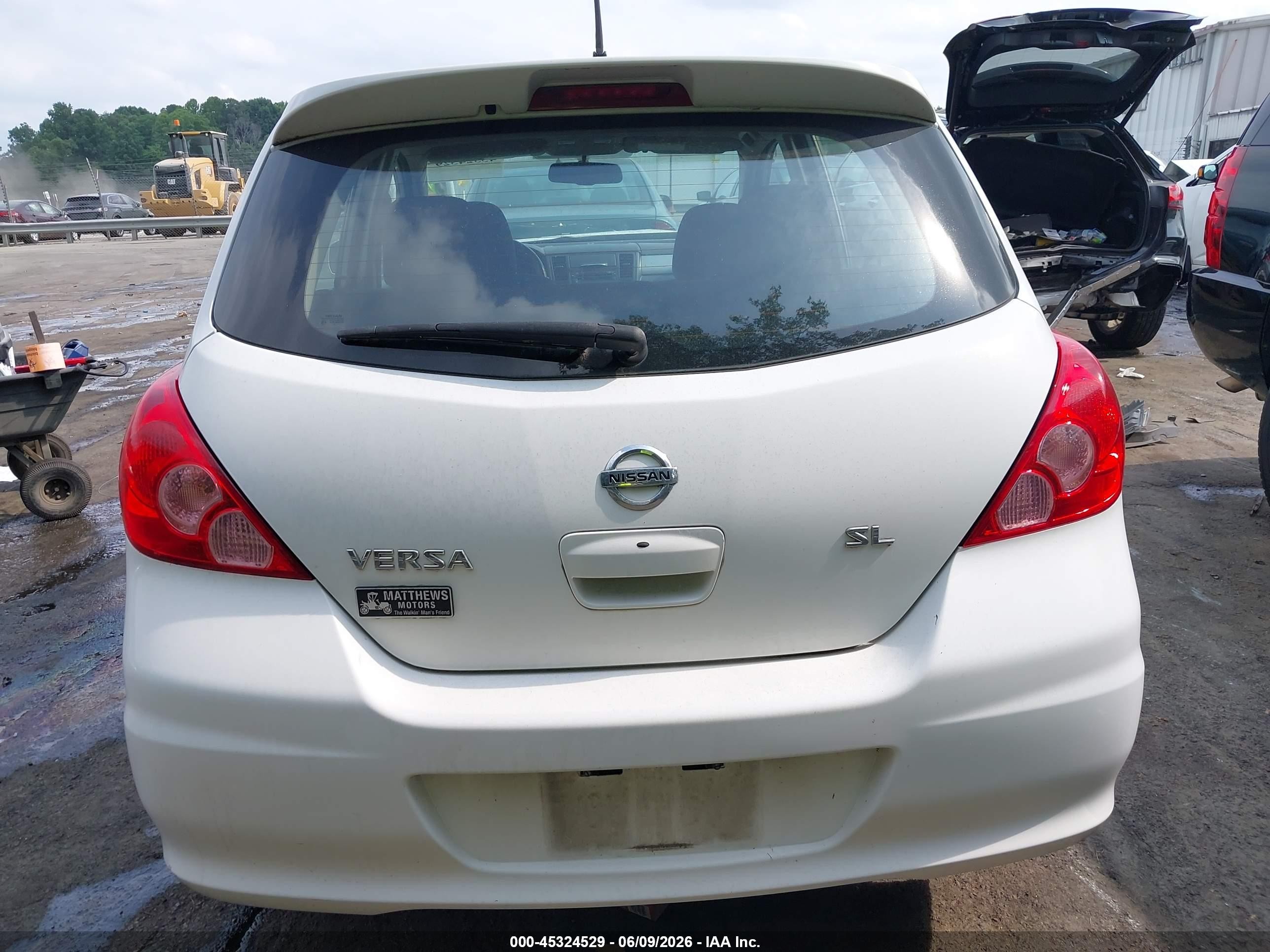2012 Nissan Versa 1.8 Sl White vin: 3N1BC1CP5CK295790