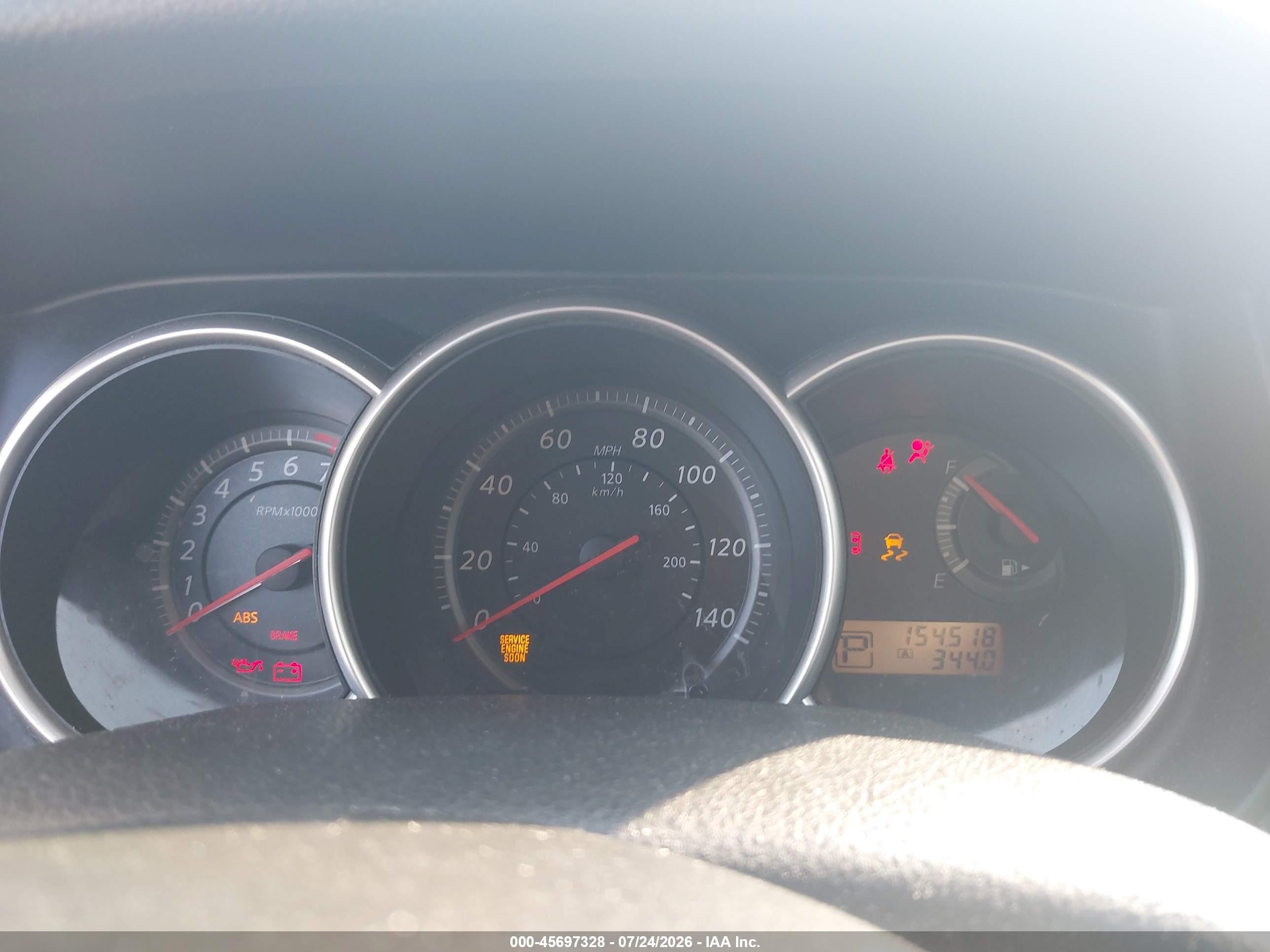 2012 Nissan Versa 1.8 Sl Красный vin: 3N1BC1CP5CK298320