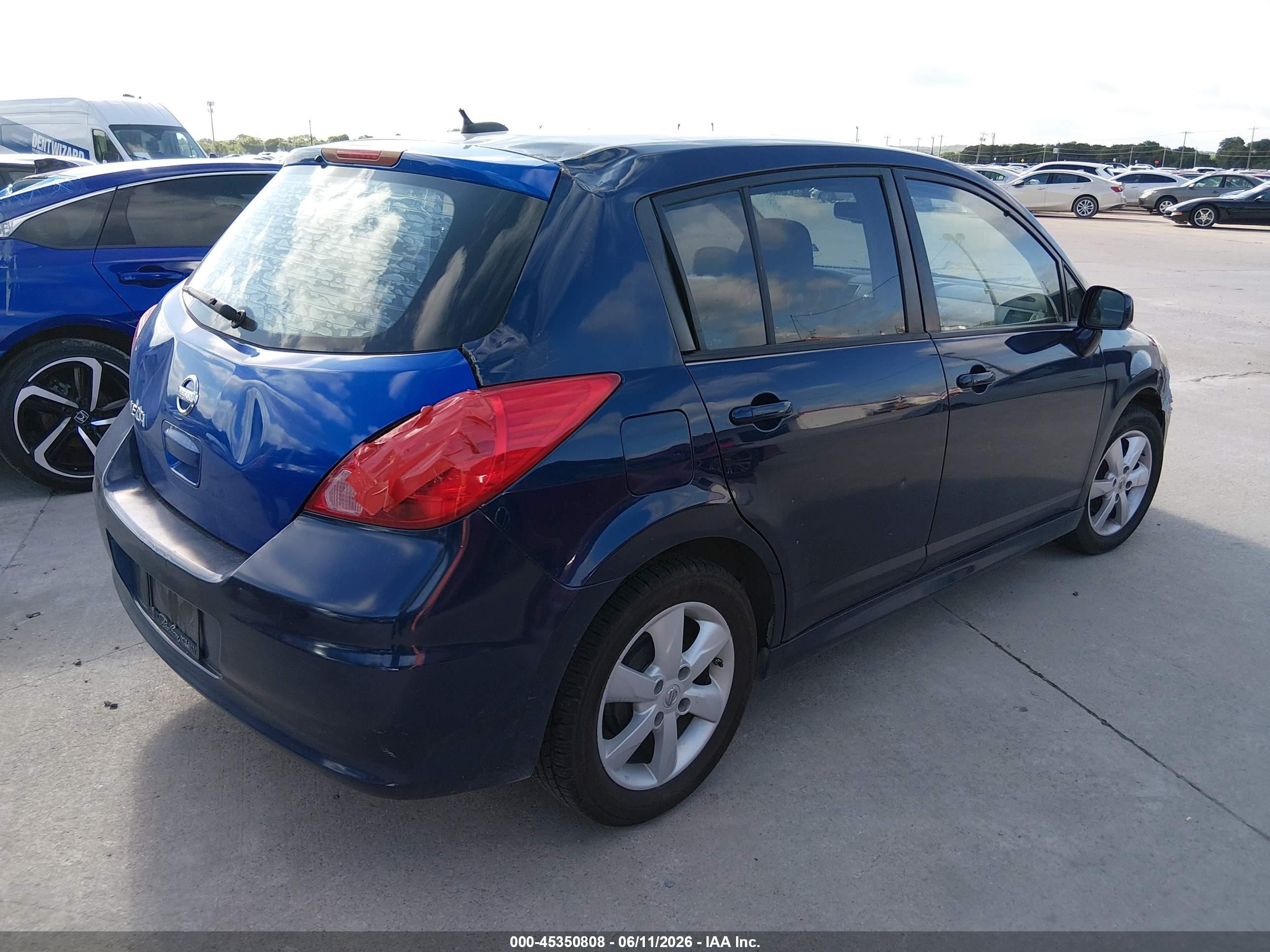 2012 Nissan Versa 1.8 Sl Blue vin: 3N1BC1CP5CK800260