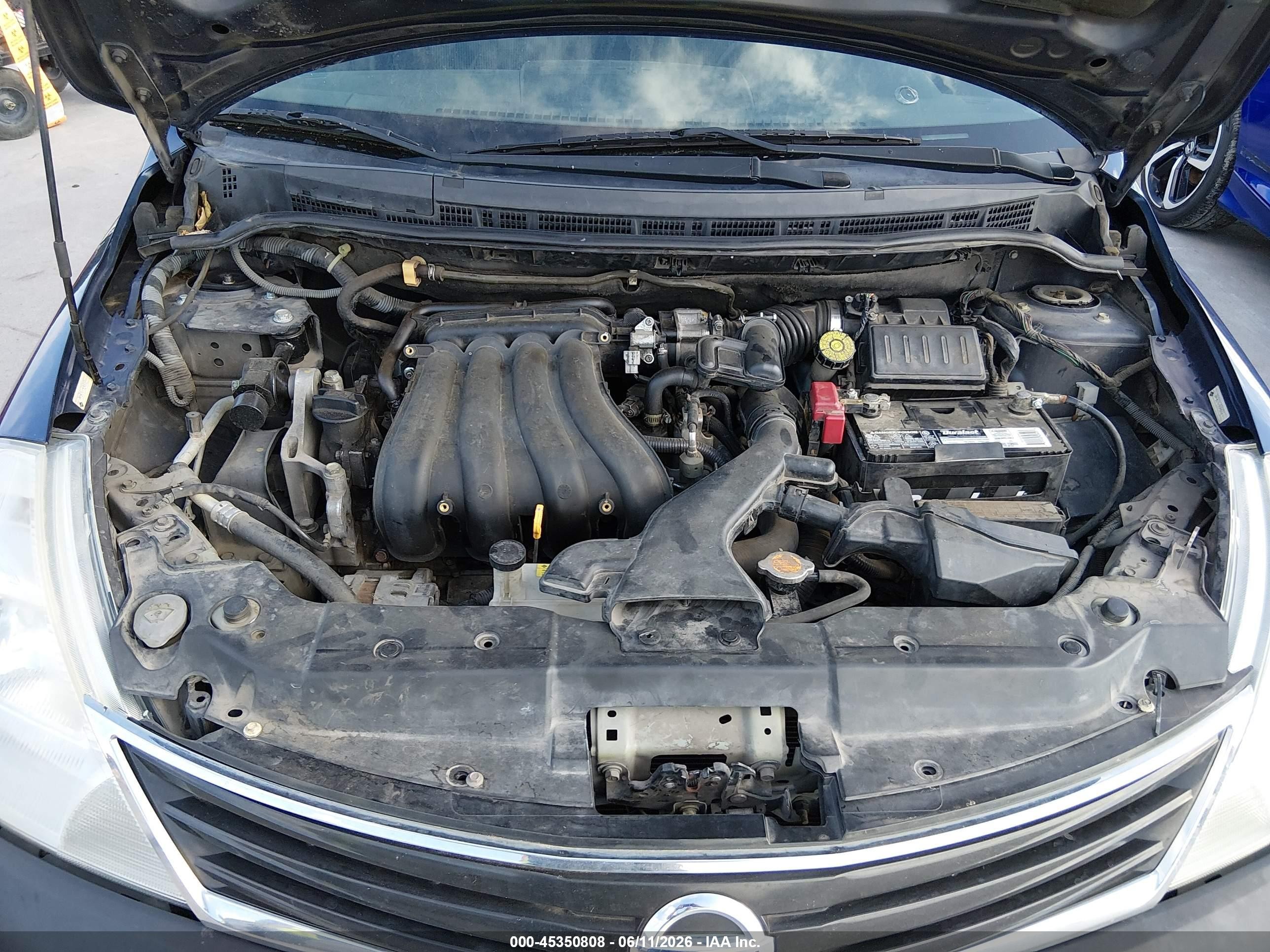 2012 Nissan Versa 1.8 Sl Blue vin: 3N1BC1CP5CK800260