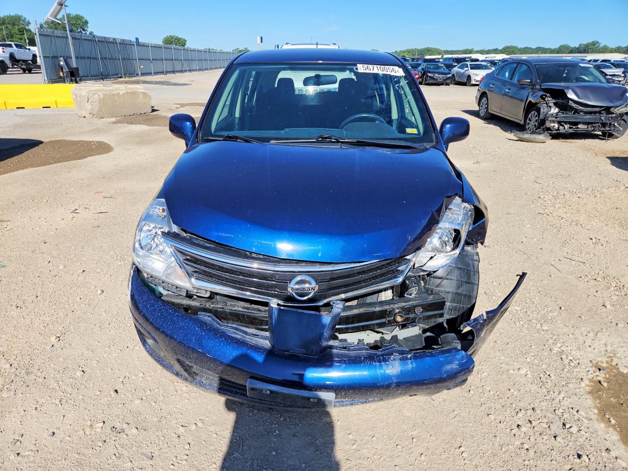 2012 Nissan Versa Blue vin: 3N1BC1CP5CK806365