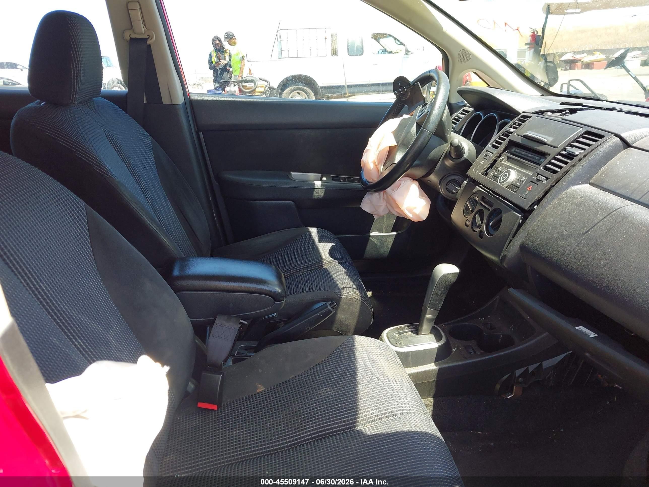 2012 Nissan Versa 1.8 Sl Red vin: 3N1BC1CP5CK808892
