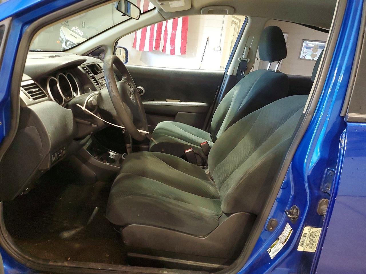 2012 Nissan Versa 1.8 S Blue vin: 3N1BC1CP5CL359188