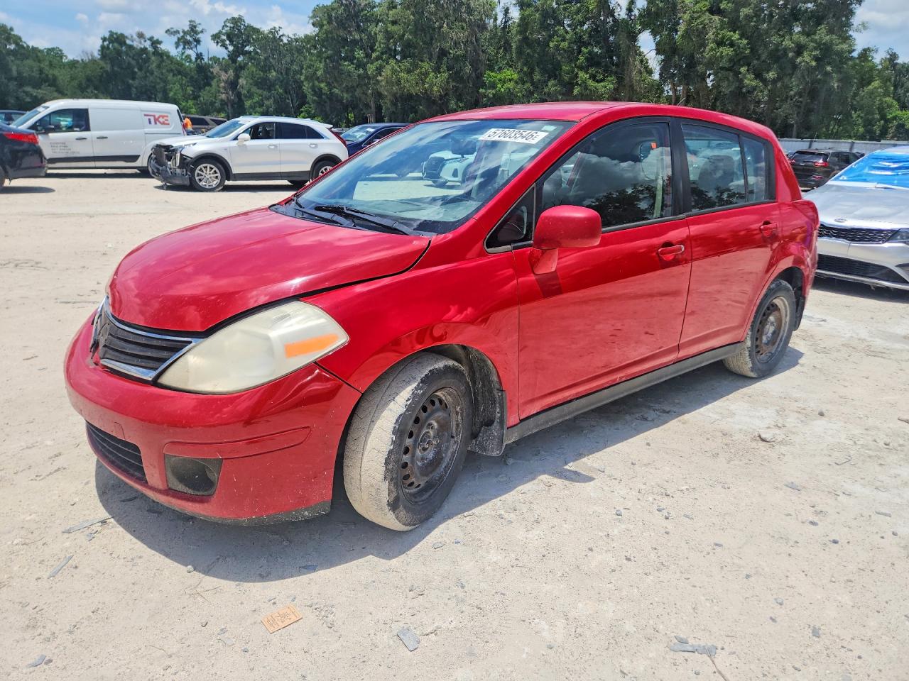 2011 Nissan Versa S/sl Red vin: 3N1BC1CP6BL388939