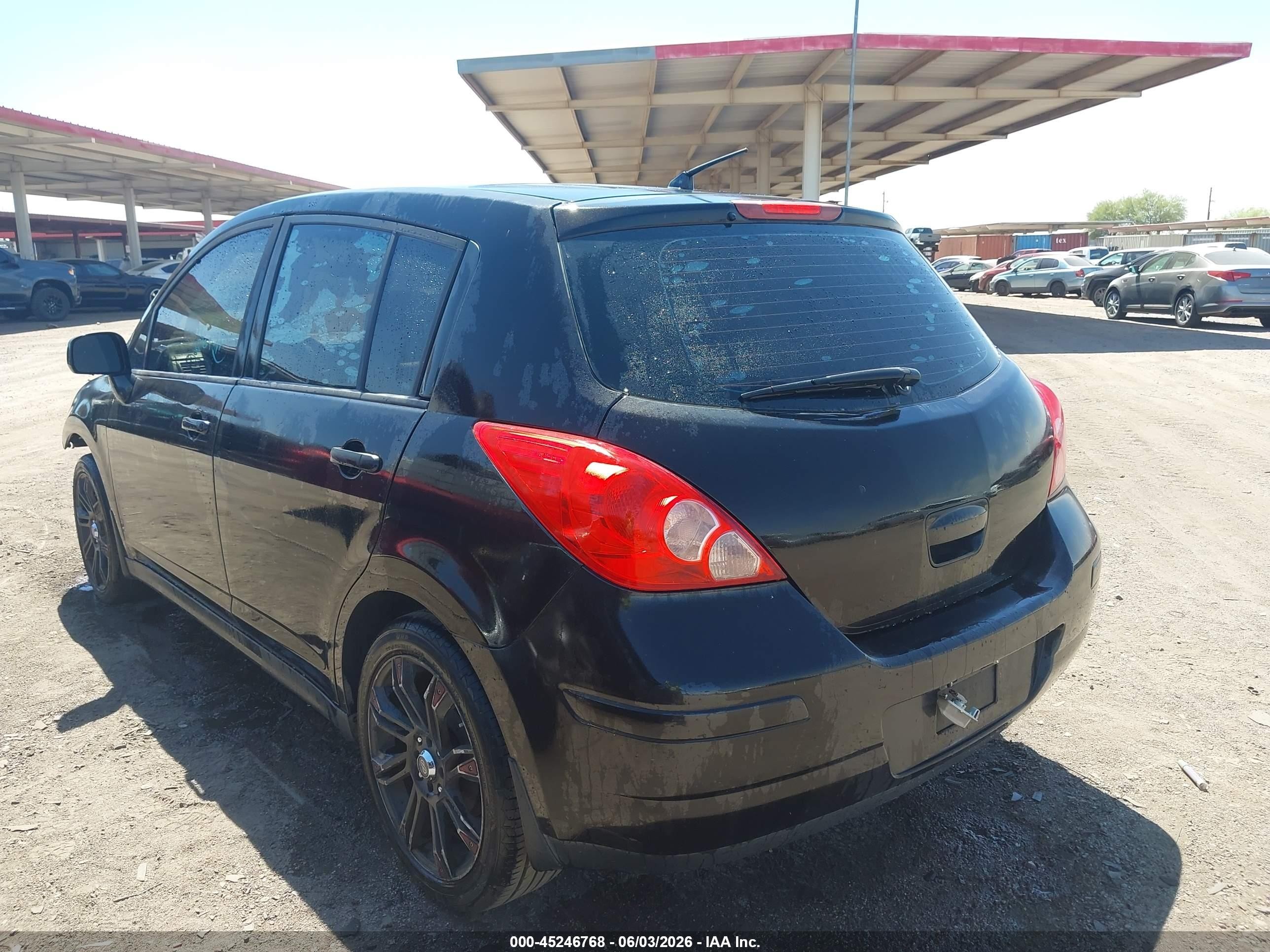 2011 Nissan Versa 1.8s Black vin: 3N1BC1CP6BL410843