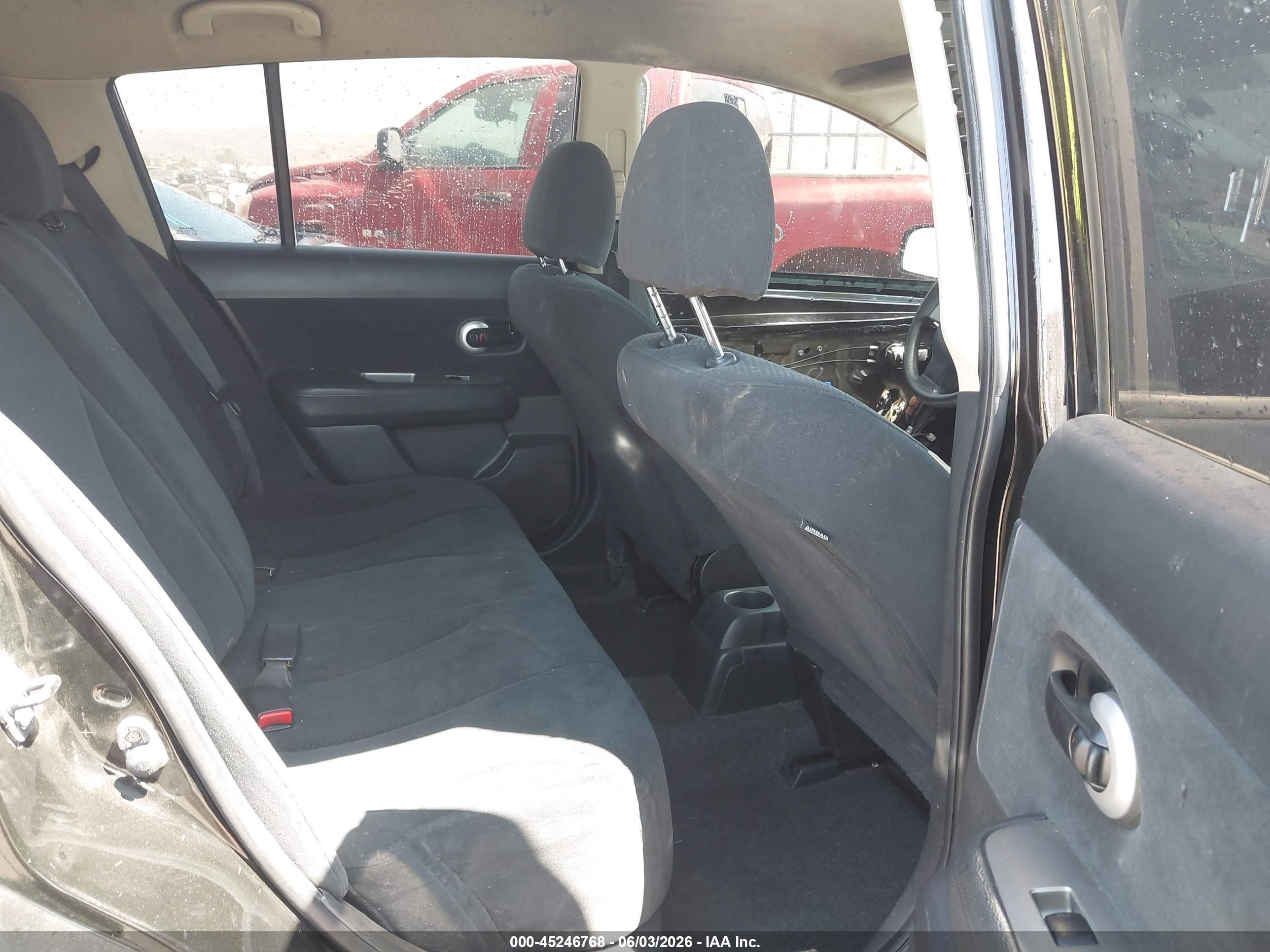 2011 Nissan Versa 1.8s Black vin: 3N1BC1CP6BL410843