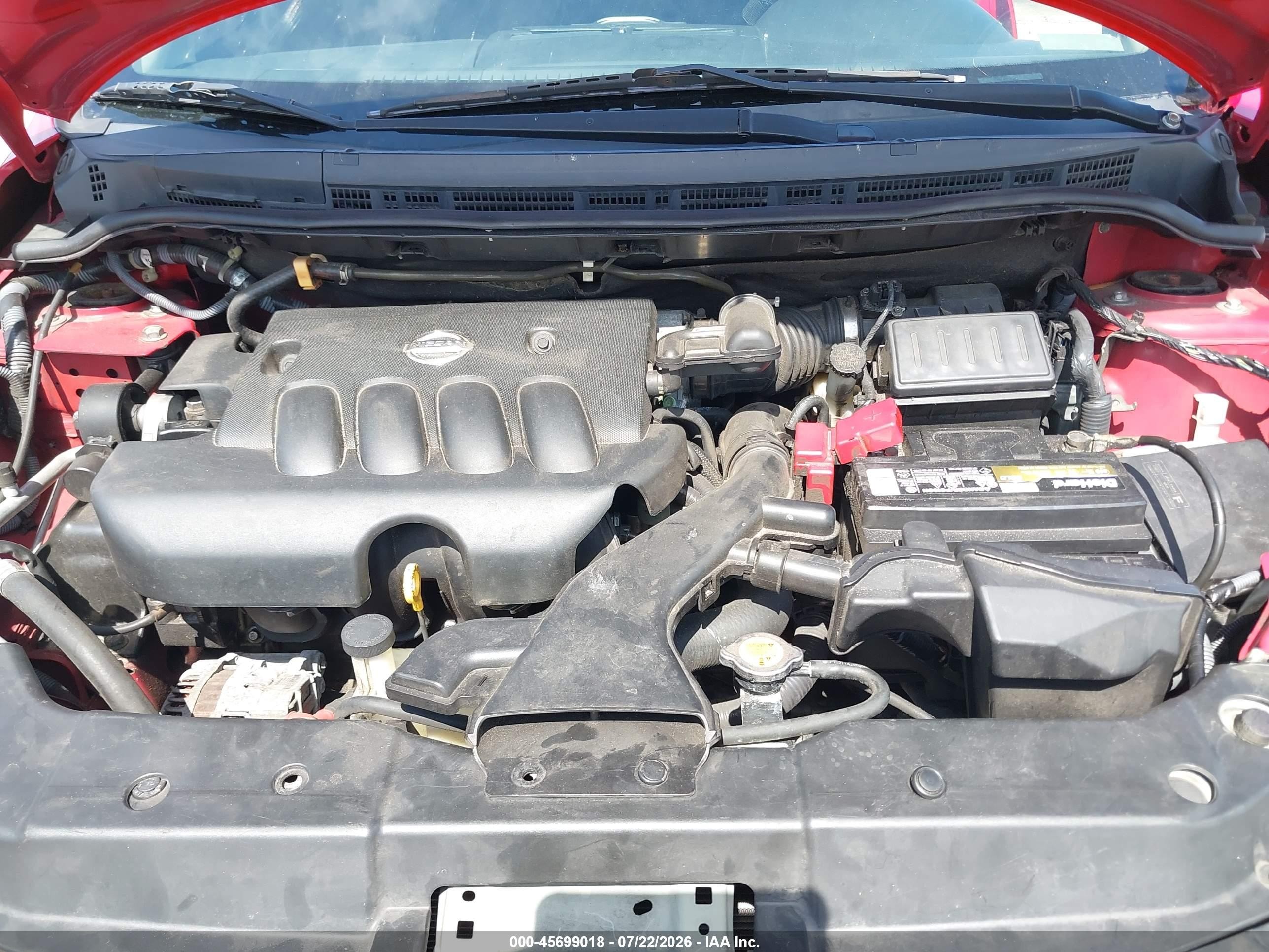 2011 Nissan Versa 1.8s Red vin: 3N1BC1CP6BL430722
