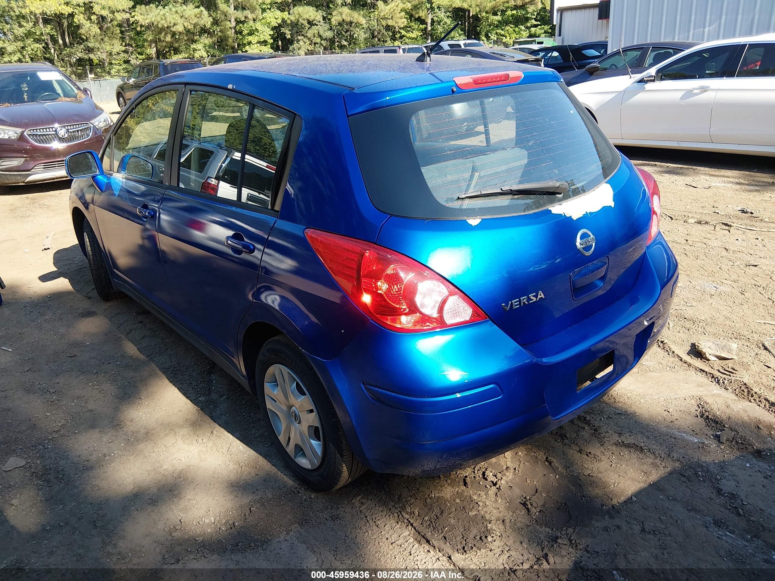 2011 Nissan Versa 1.8s Blue vin: 3N1BC1CP6BL490581