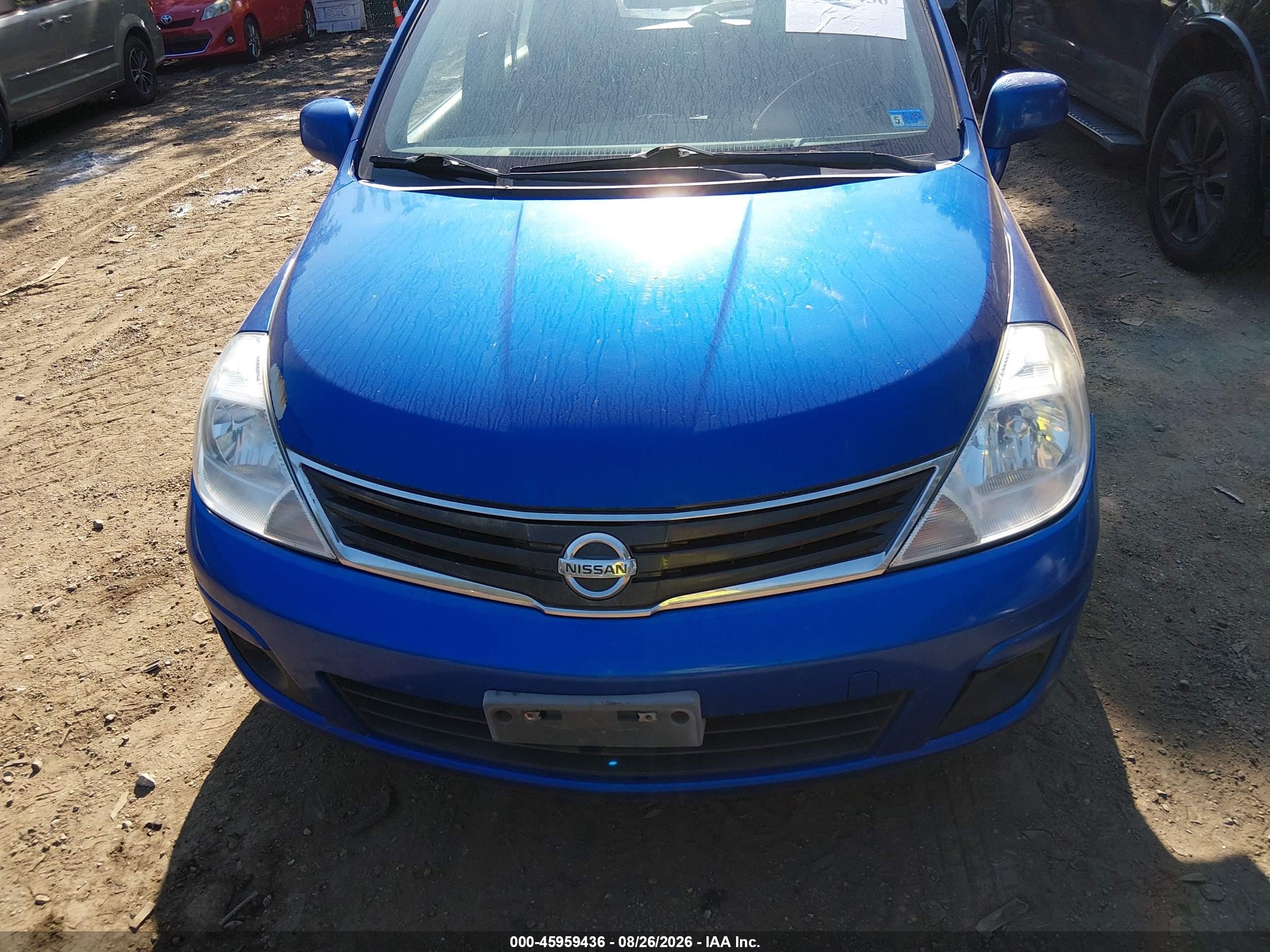 2011 Nissan Versa 1.8s Blue vin: 3N1BC1CP6BL490581