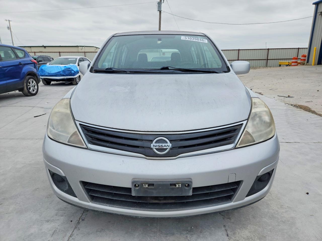 2011 Nissan Versa 1.8 S Silver vin: 3N1BC1CP6BL502549