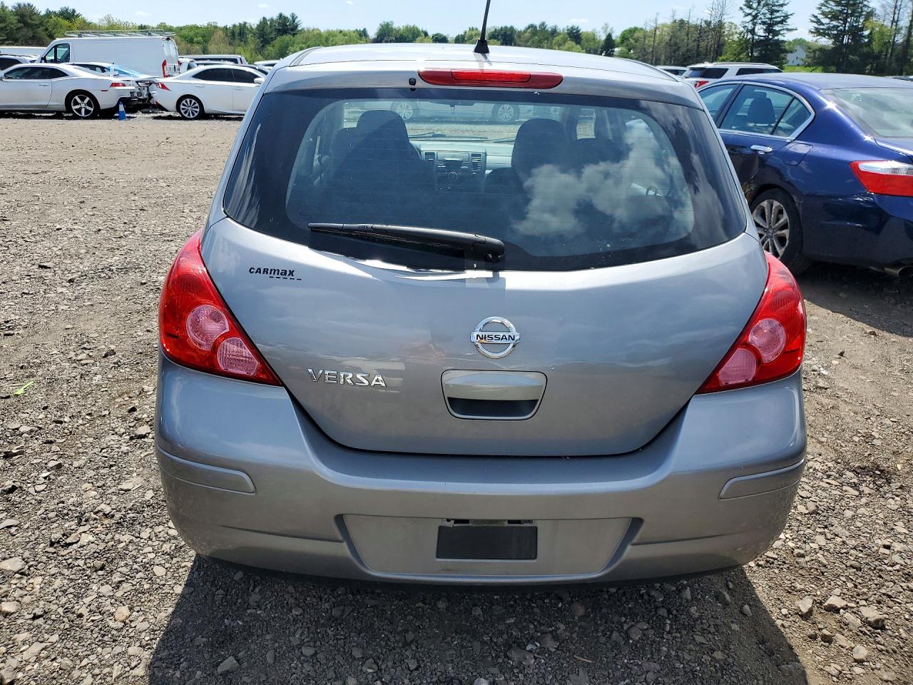 2012 Nissan Versa 1.8 S Silver vin: 3N1BC1CP6CK204963
