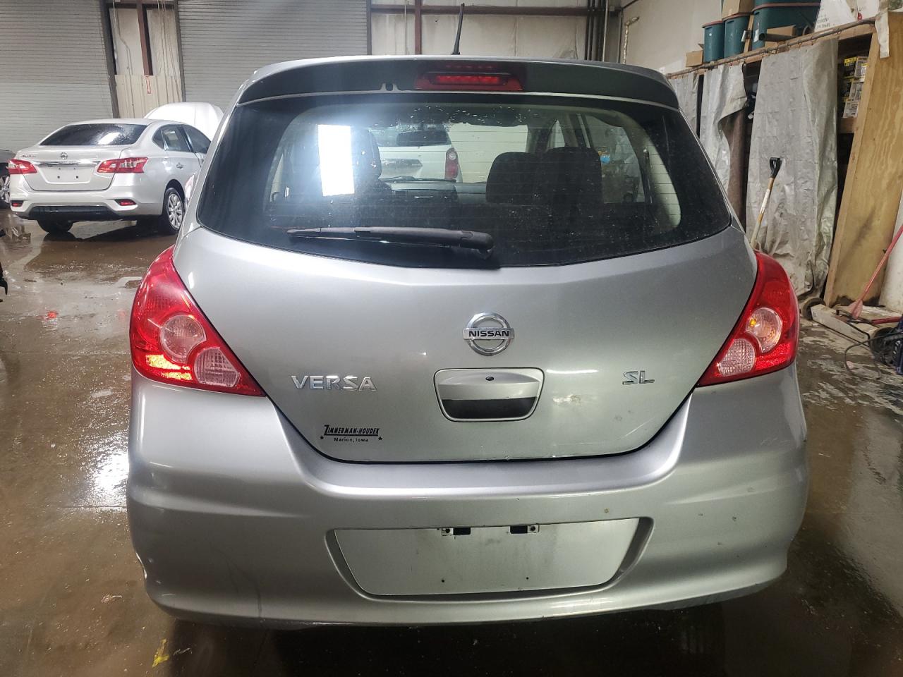 2012 Nissan Versa 1.8 S Silver vin: 3N1BC1CP6CK211847