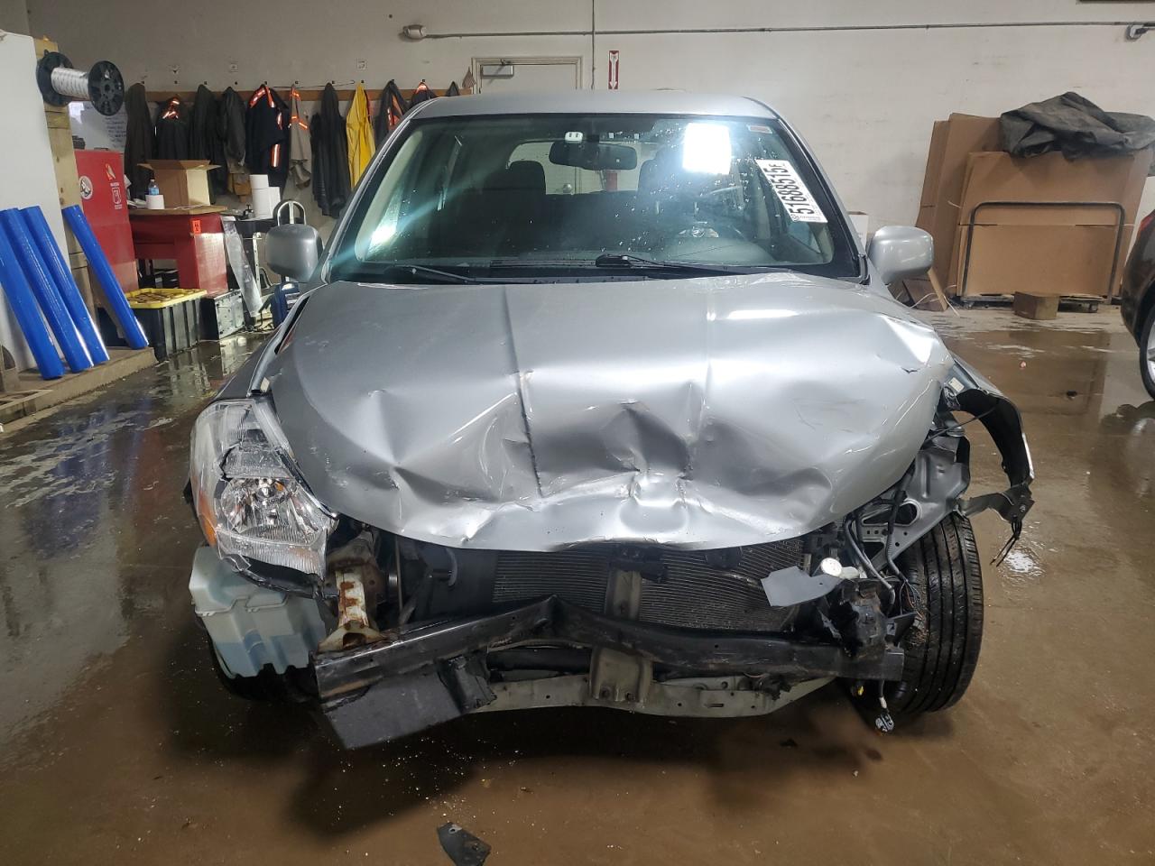 2012 Nissan Versa 1.8 S Silver vin: 3N1BC1CP6CK211847