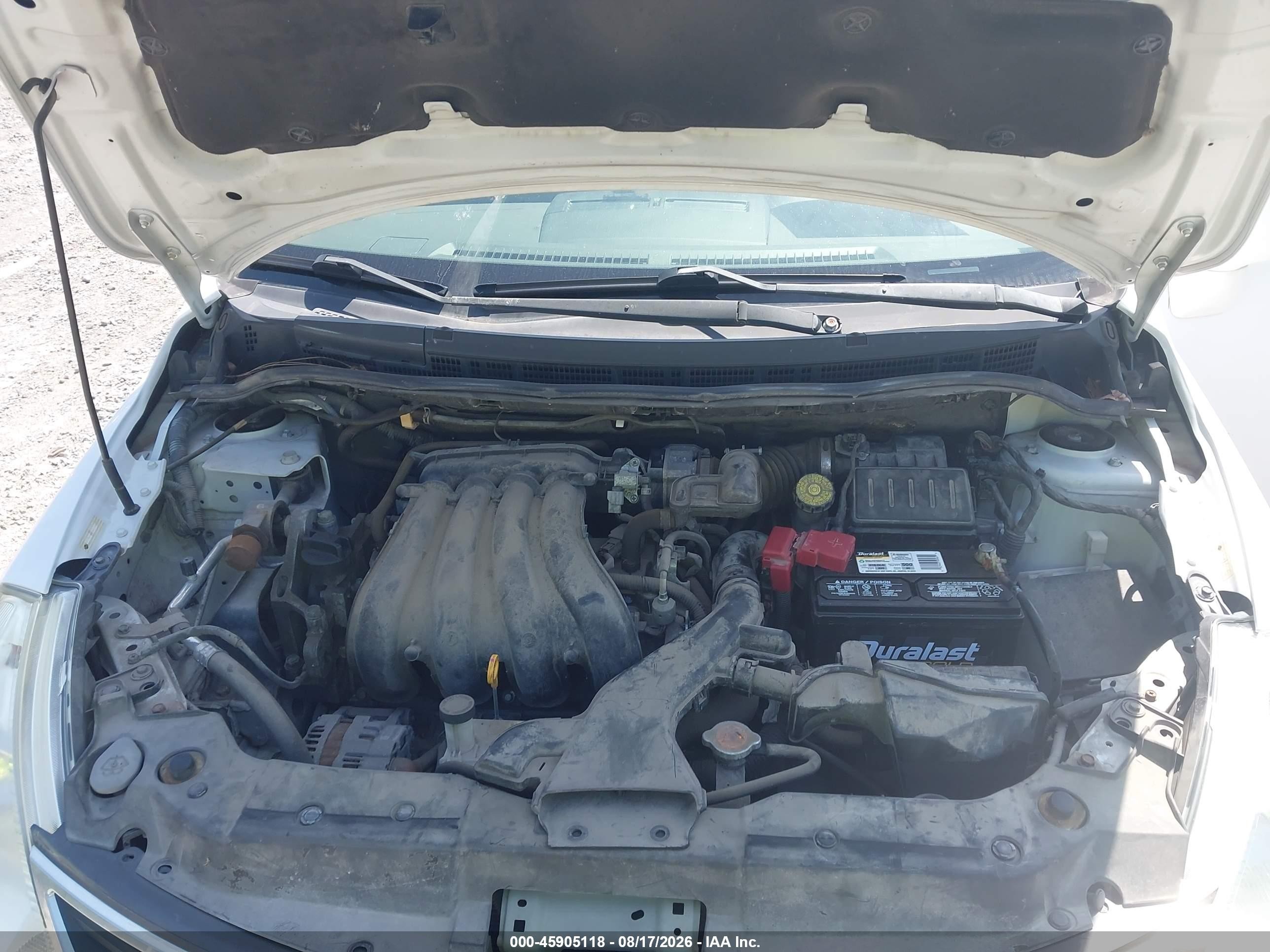 2012 Nissan Versa 1.8 S Белый vin: 3N1BC1CP6CK216160