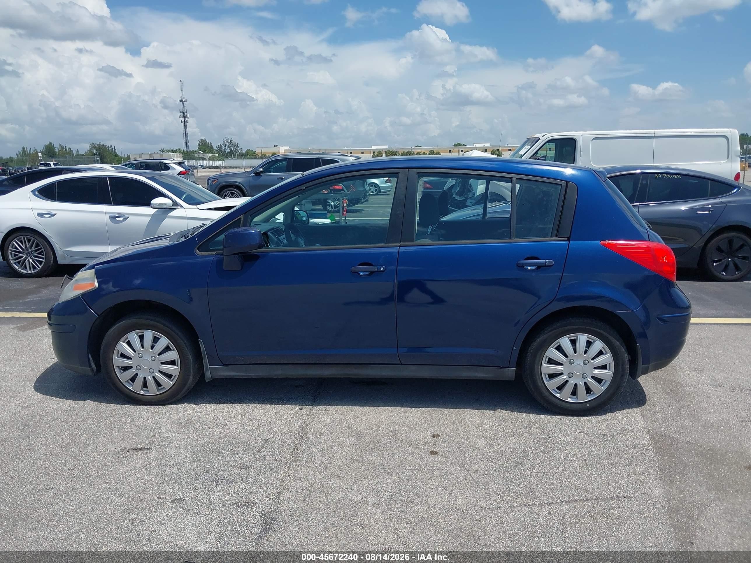 2012 Nissan Versa 1.8 S Blue vin: 3N1BC1CP6CK229684