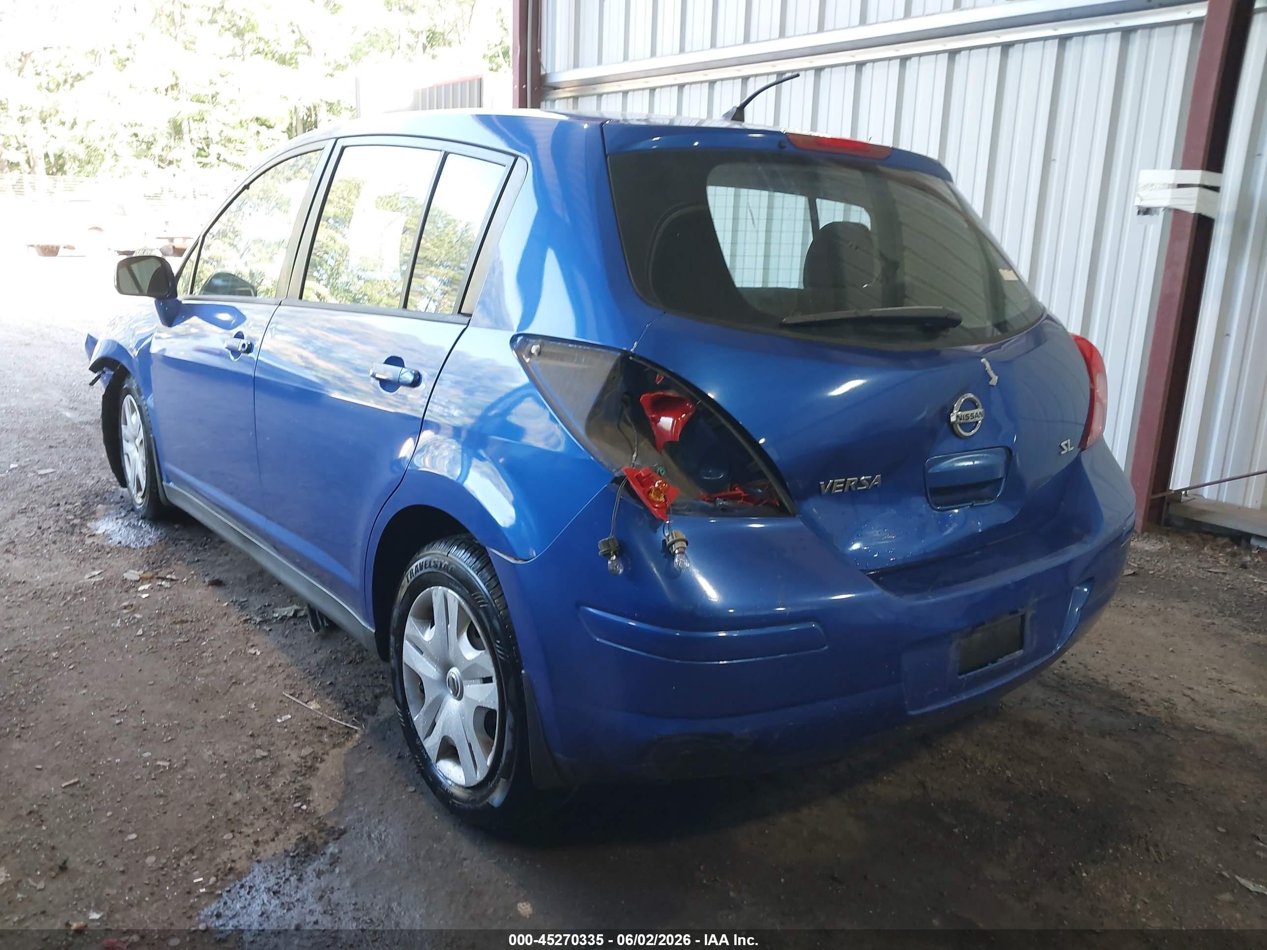 2012 Nissan Versa 1.8 S Blue vin: 3N1BC1CP6CK240328