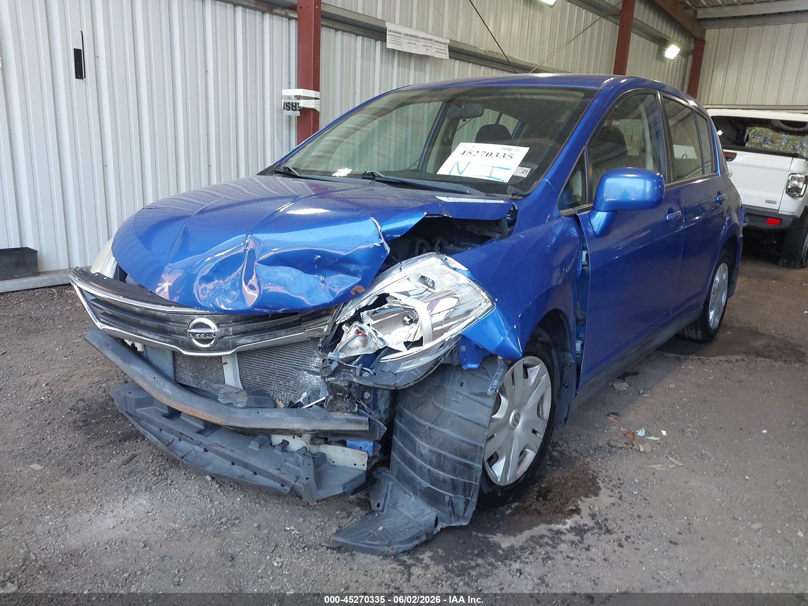 2012 Nissan Versa 1.8 S Blue vin: 3N1BC1CP6CK240328
