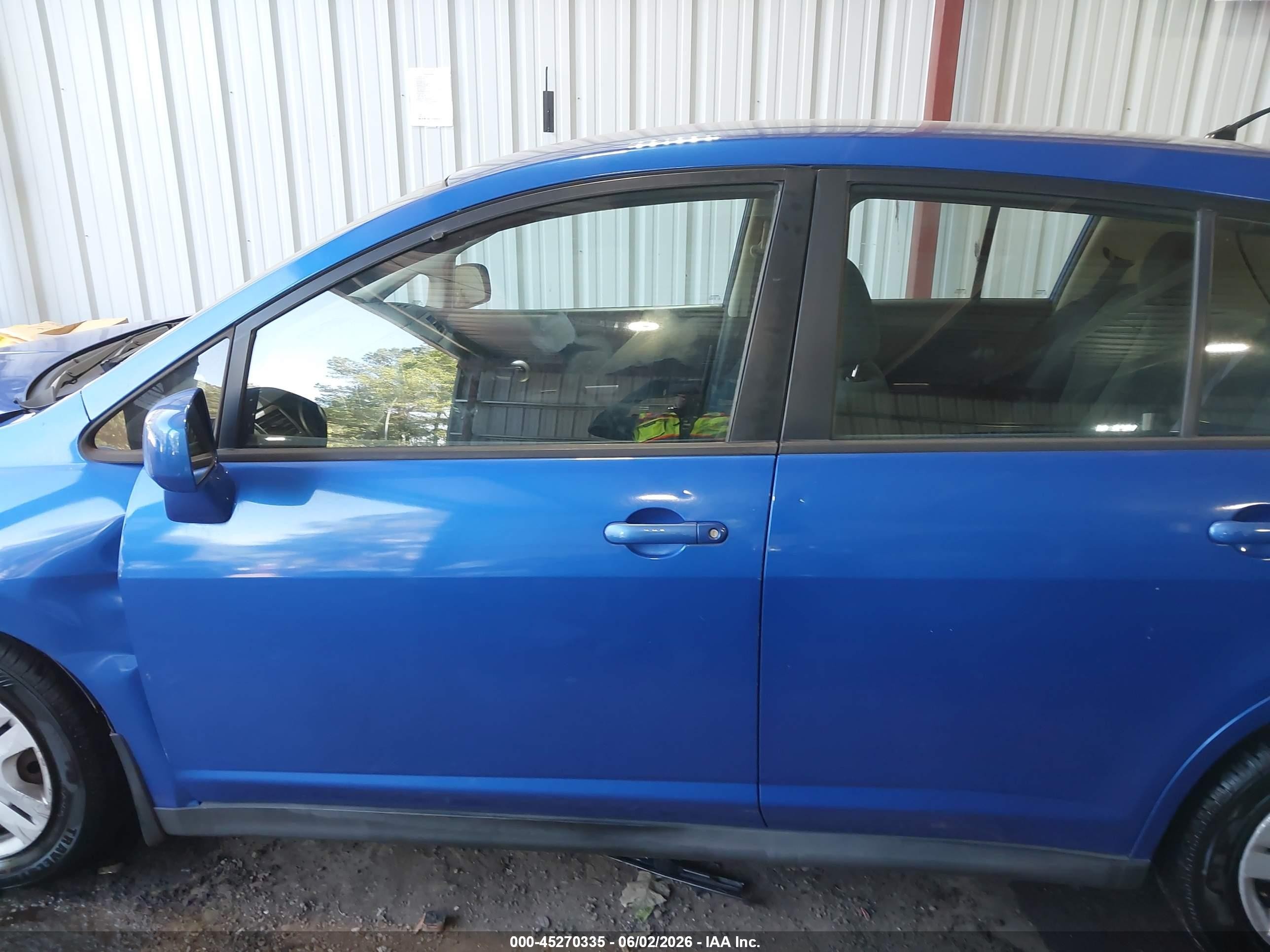 2012 Nissan Versa 1.8 S Blue vin: 3N1BC1CP6CK240328