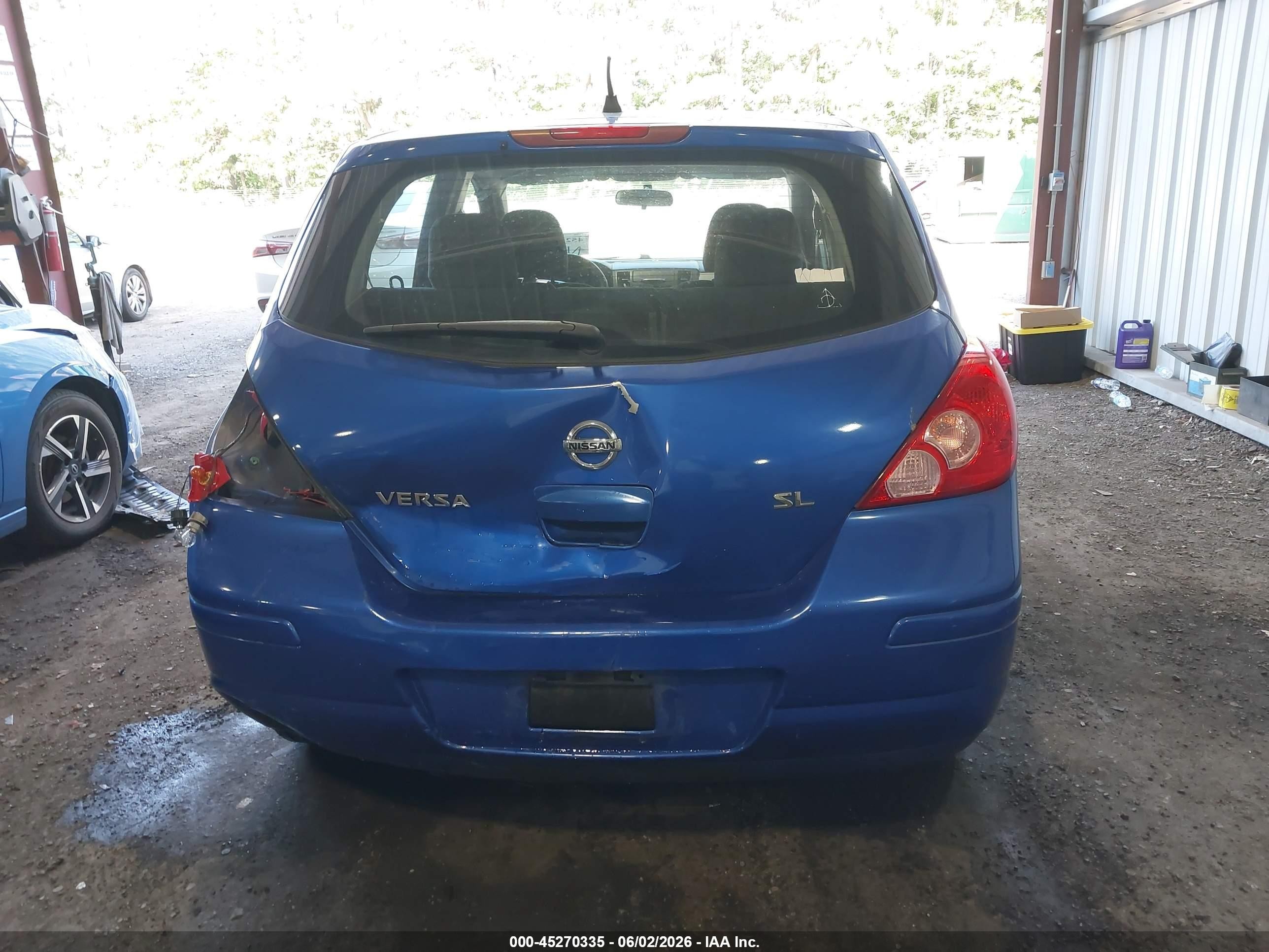 2012 Nissan Versa 1.8 S Blue vin: 3N1BC1CP6CK240328