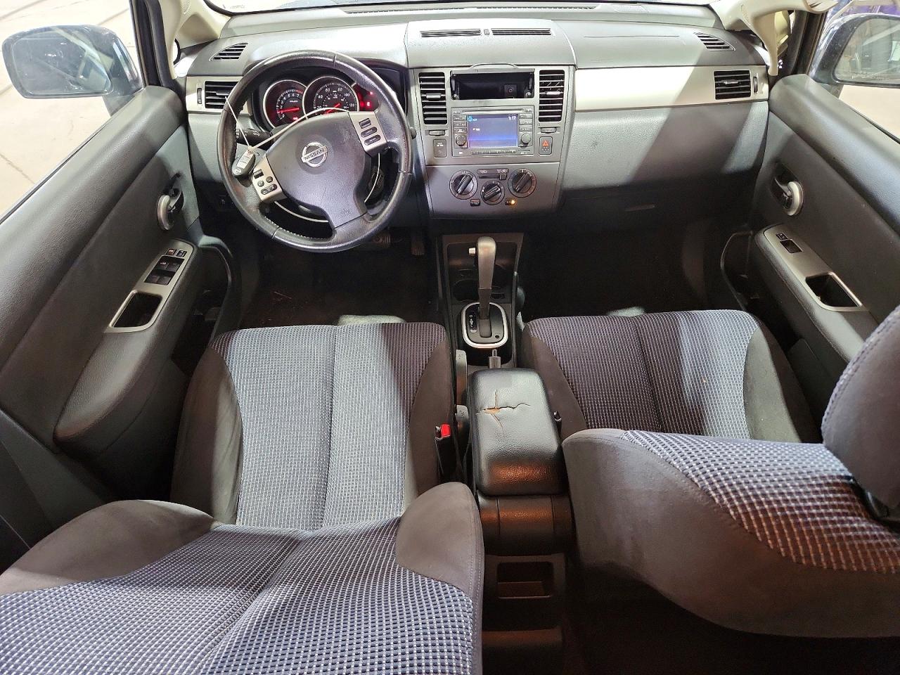 2012 Nissan Versa 1.8 S Black vin: 3N1BC1CP6CK269909