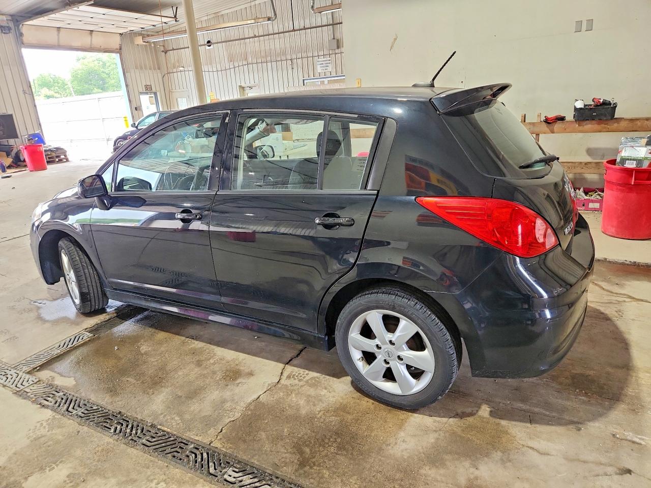 2012 Nissan Versa 1.8 S Black vin: 3N1BC1CP6CK269909