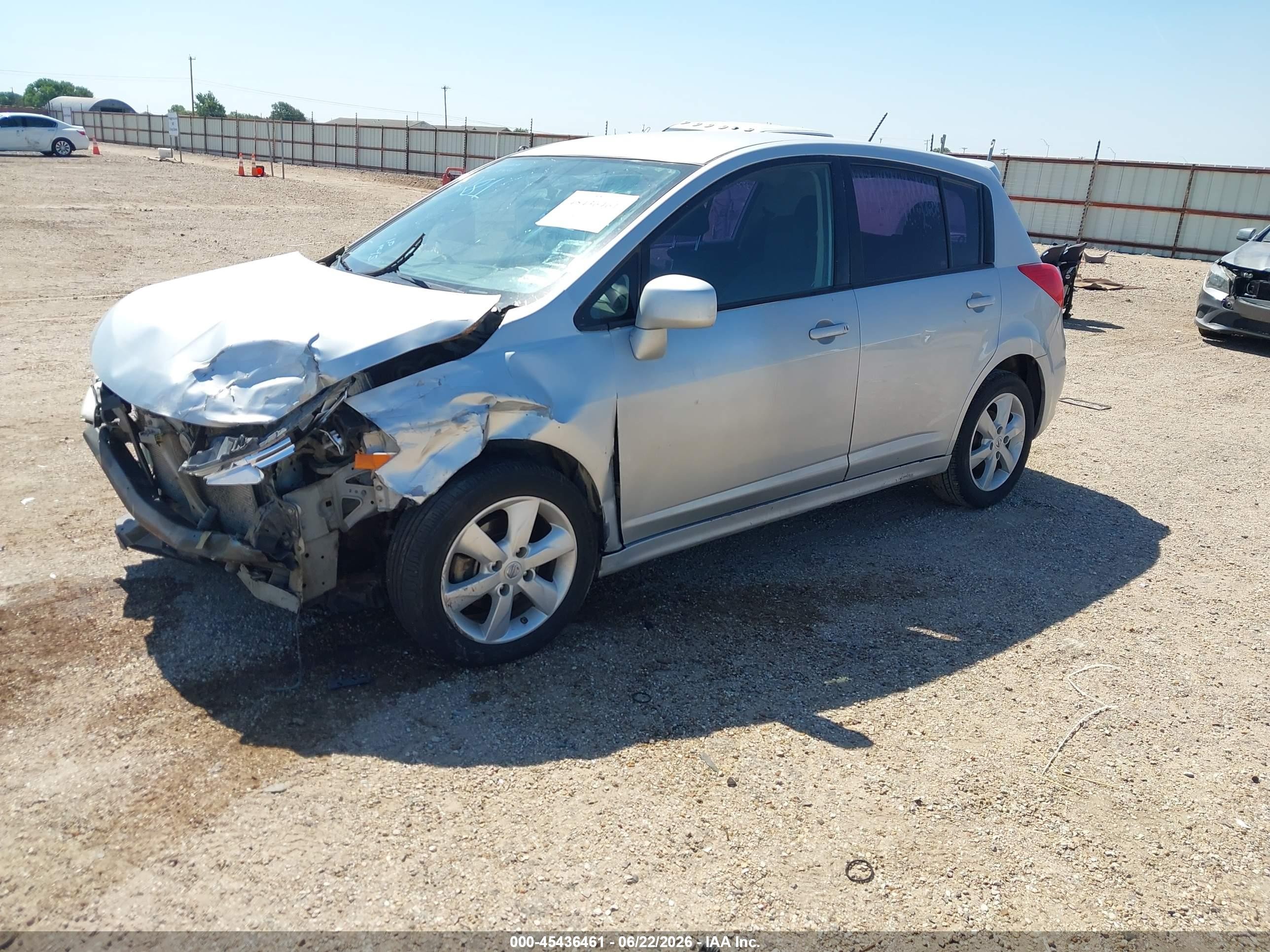 2012 Nissan Versa 1.8 Sl Silver vin: 3N1BC1CP6CK273281