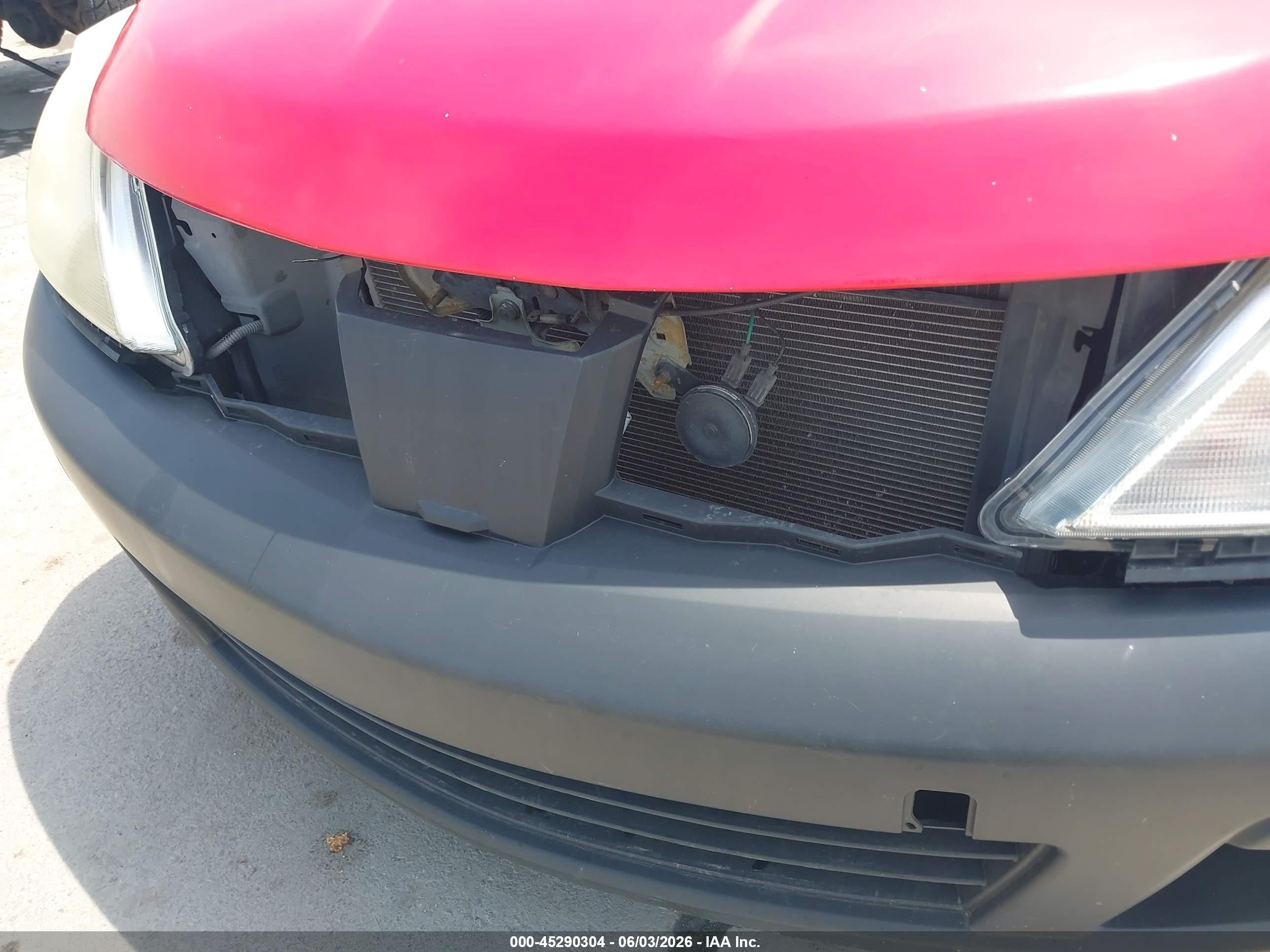 2012 Nissan Versa 1.8 S Red vin: 3N1BC1CP6CK286676