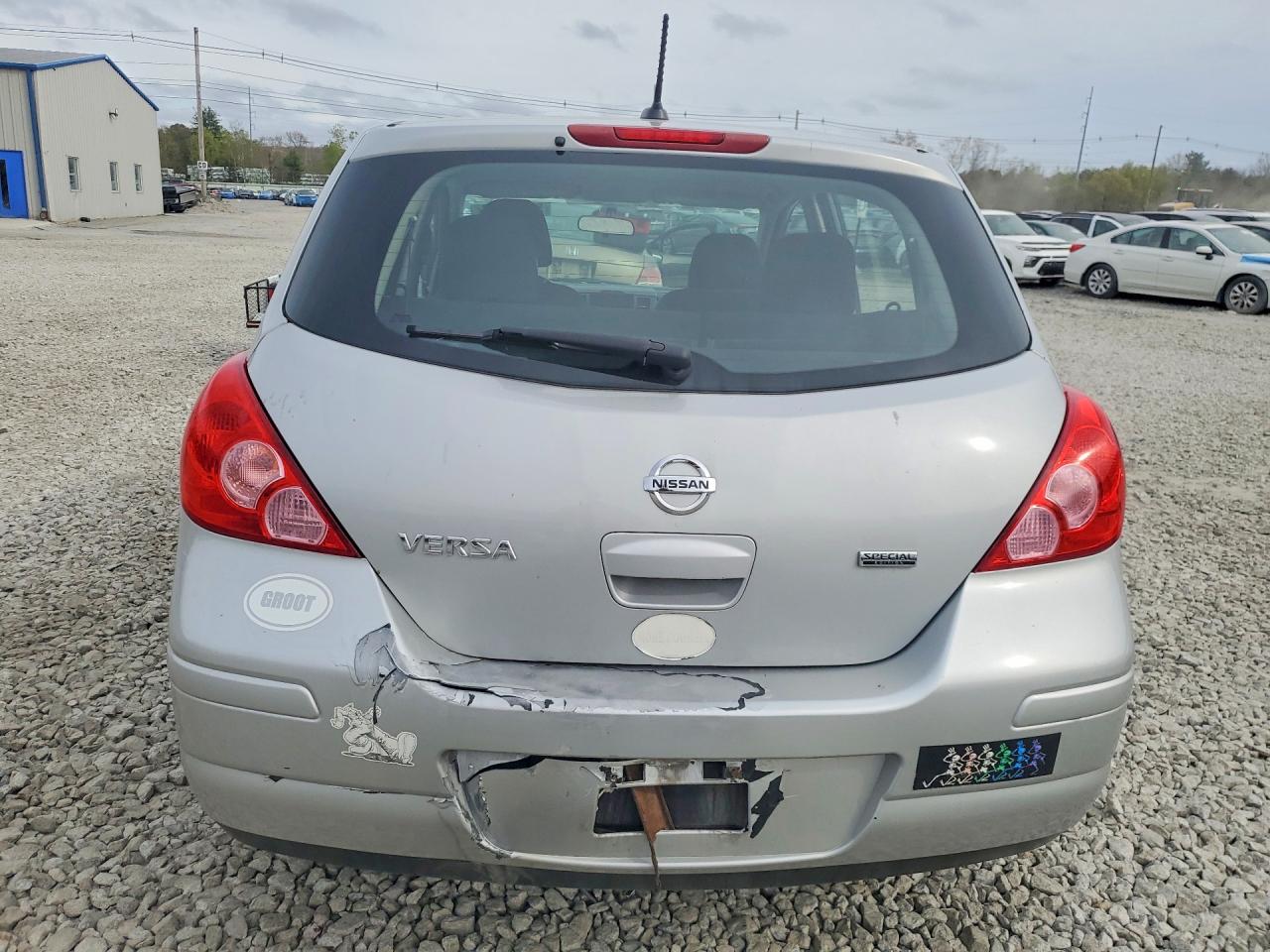 2012 Nissan Versa 1.8 S Silver vin: 3N1BC1CP6CK298620