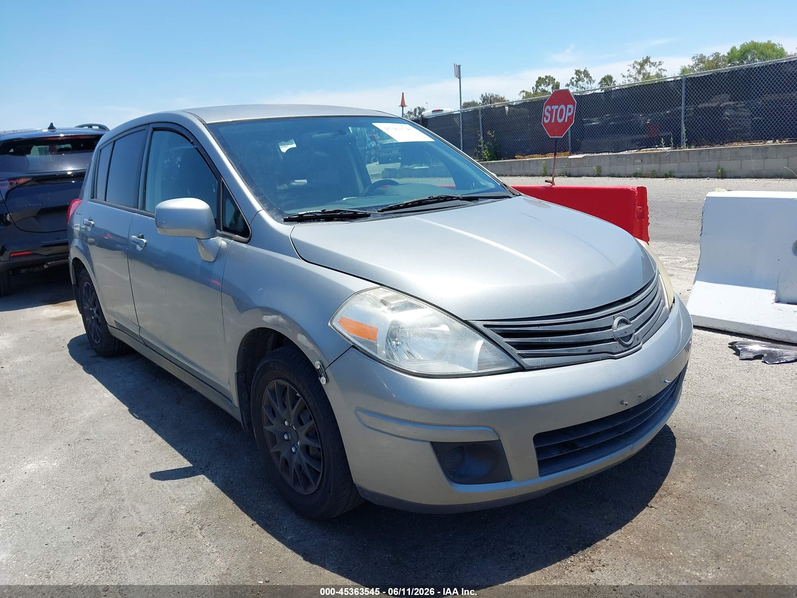 2012 Nissan Versa 1.8 S Gray vin: 3N1BC1CP6CK806892