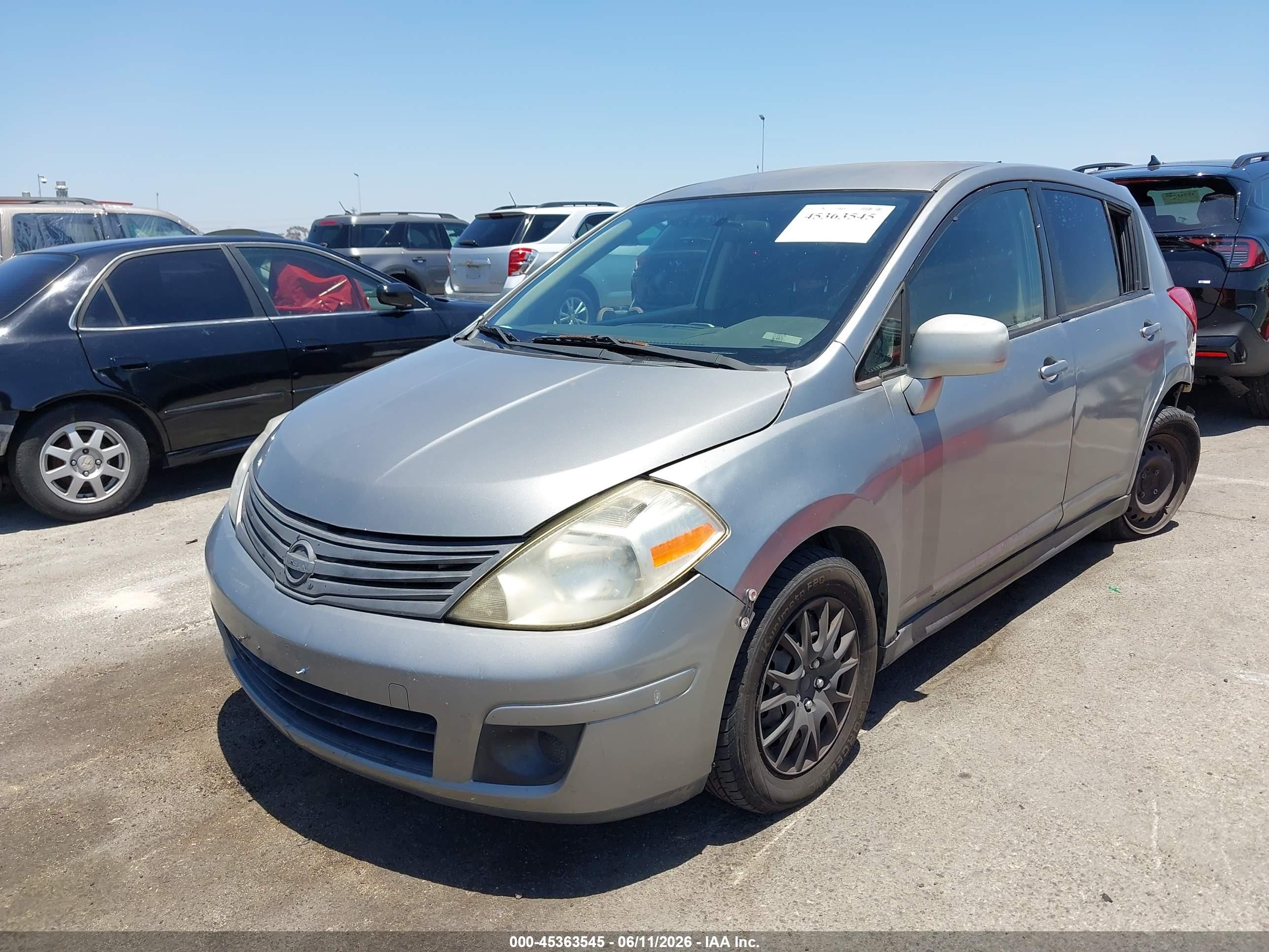 2012 Nissan Versa 1.8 S Gray vin: 3N1BC1CP6CK806892