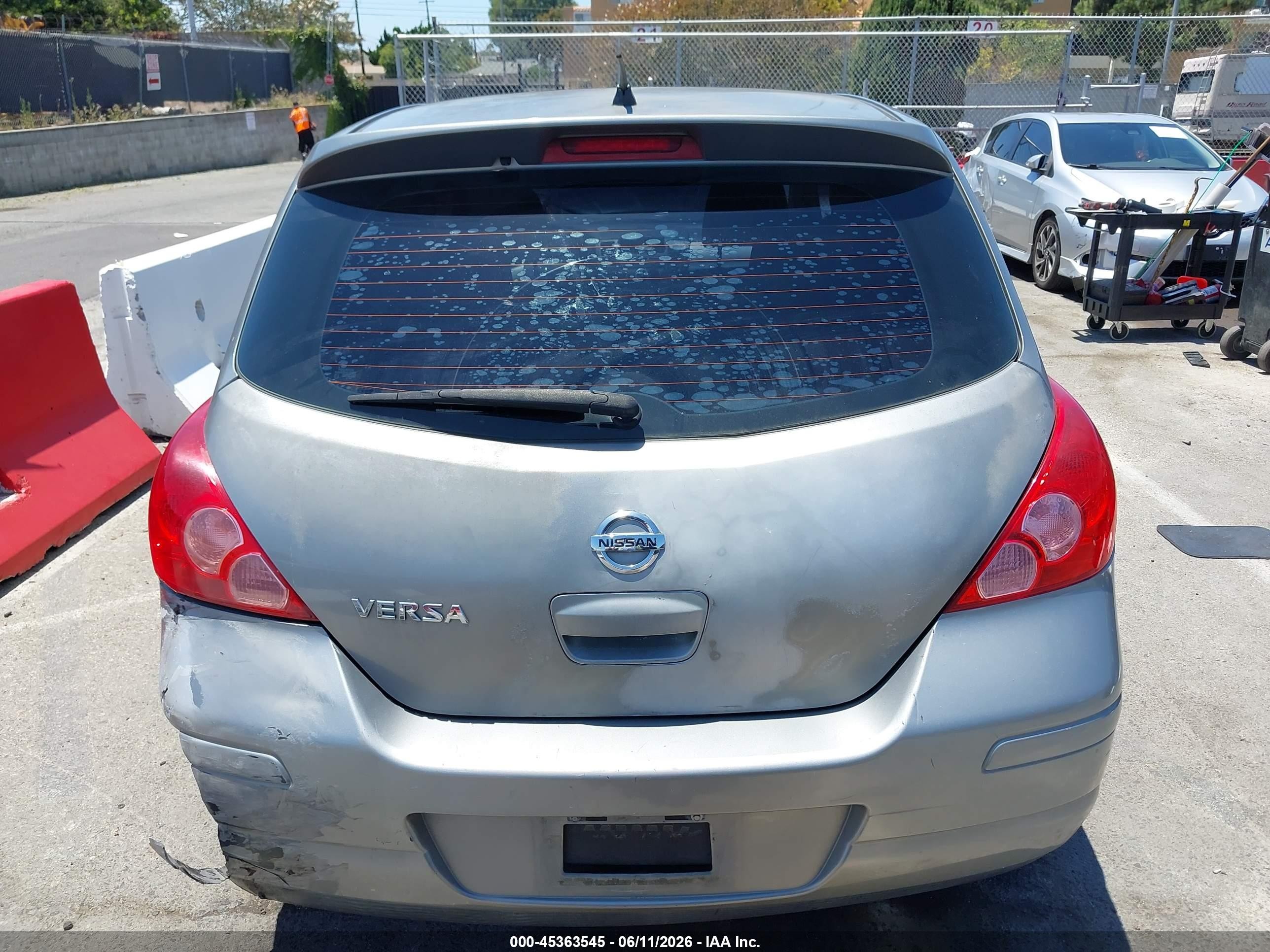 2012 Nissan Versa 1.8 S Gray vin: 3N1BC1CP6CK806892