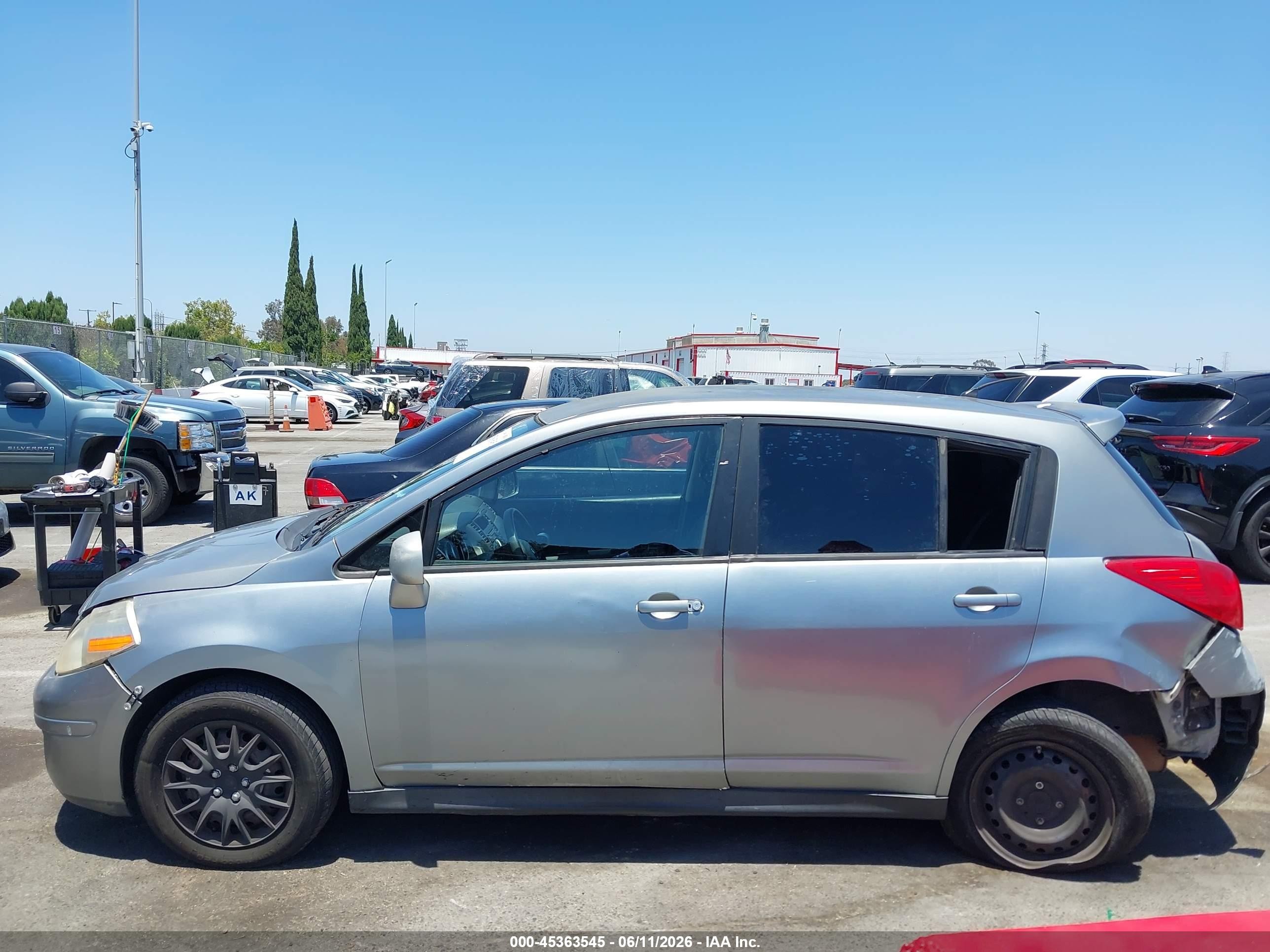 2012 Nissan Versa 1.8 S Gray vin: 3N1BC1CP6CK806892