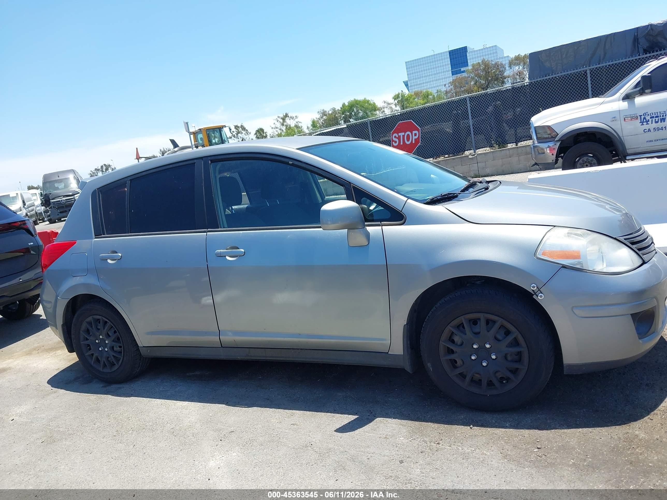 2012 Nissan Versa 1.8 S Gray vin: 3N1BC1CP6CK806892