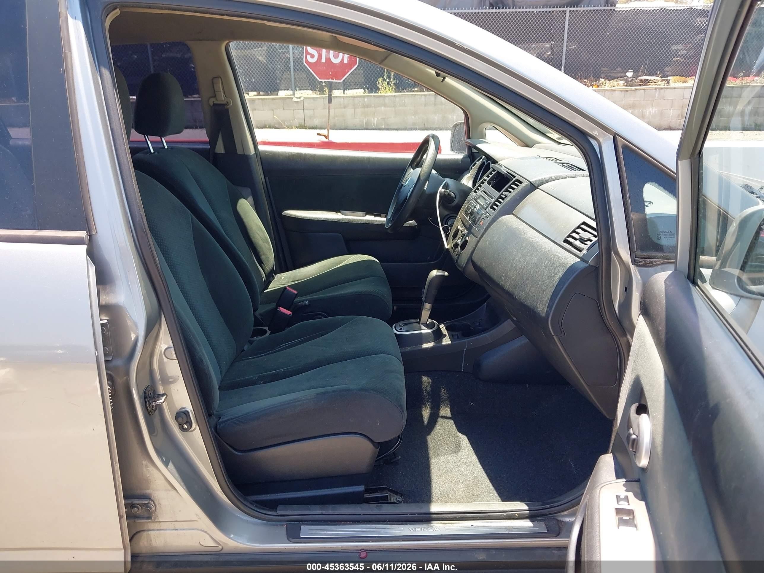 2012 Nissan Versa 1.8 S Gray vin: 3N1BC1CP6CK806892