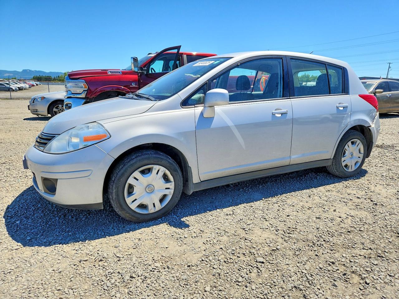 2012 Nissan Versa 1.8 S Silver vin: 3N1BC1CP6CK815415