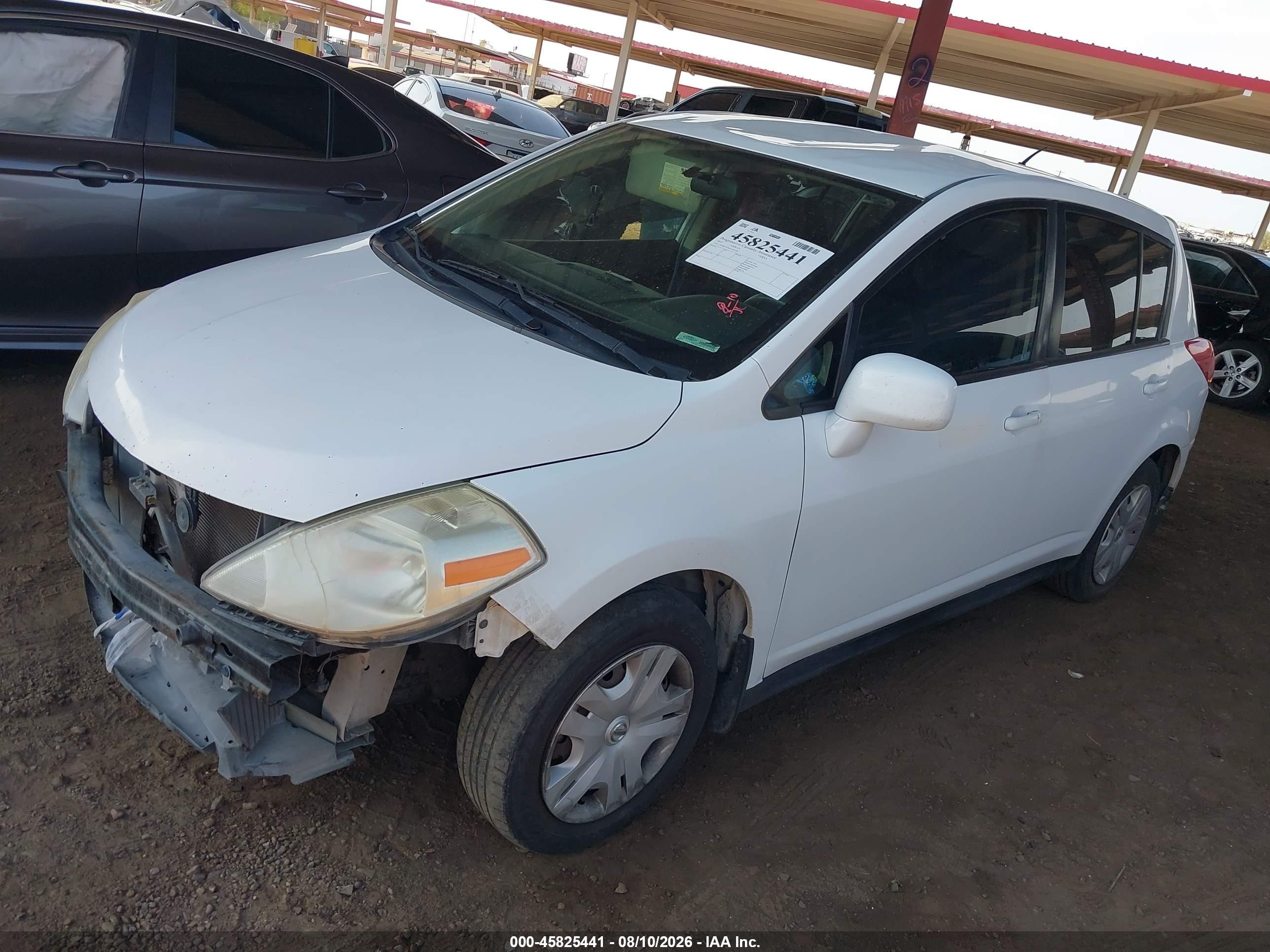 2012 Nissan Versa 1.8 S White vin: 3N1BC1CP6CL363394
