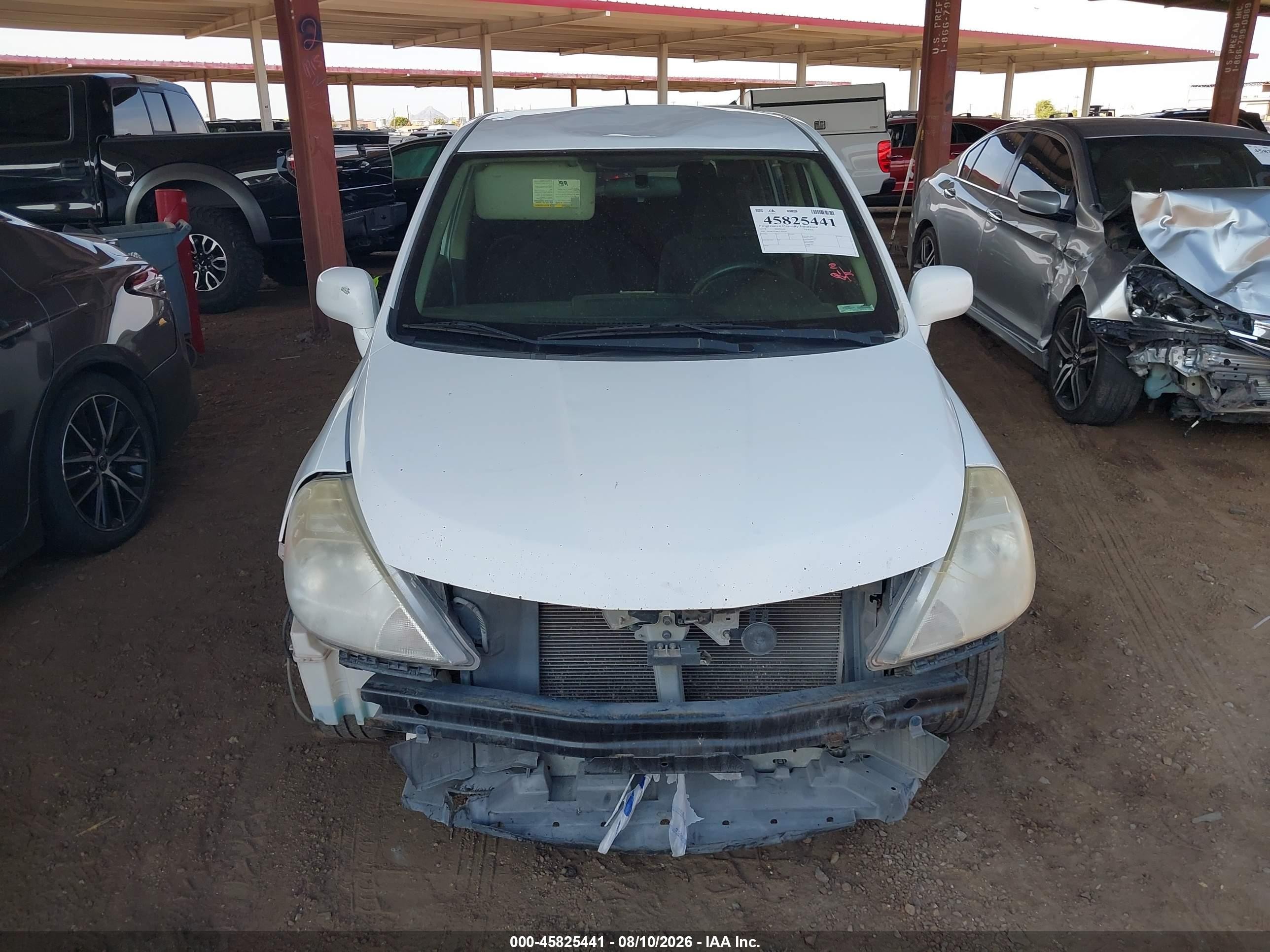 2012 Nissan Versa 1.8 S White vin: 3N1BC1CP6CL363394