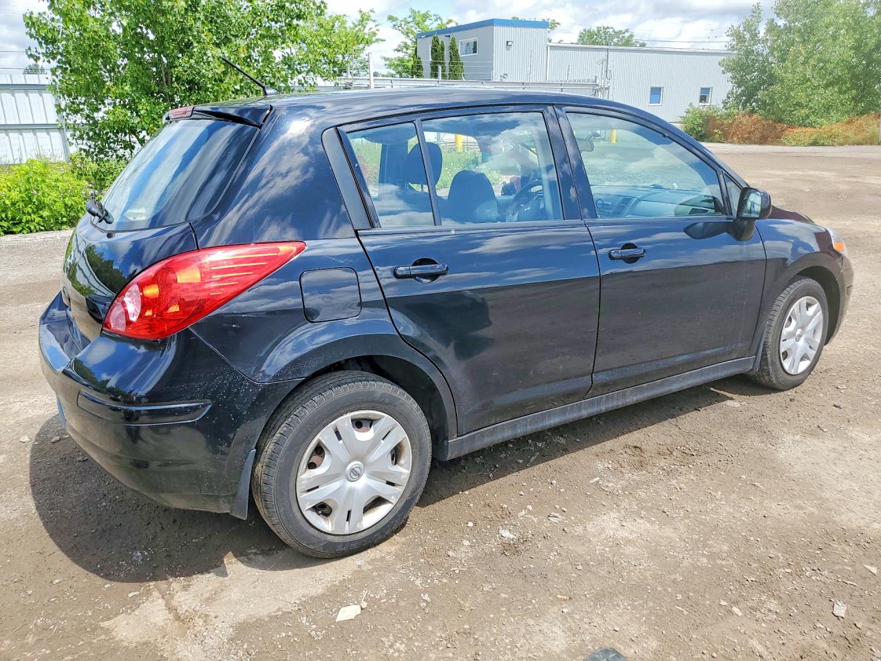 2012 Nissan Versa 1.8 S Black vin: 3N1BC1CP6CL373293