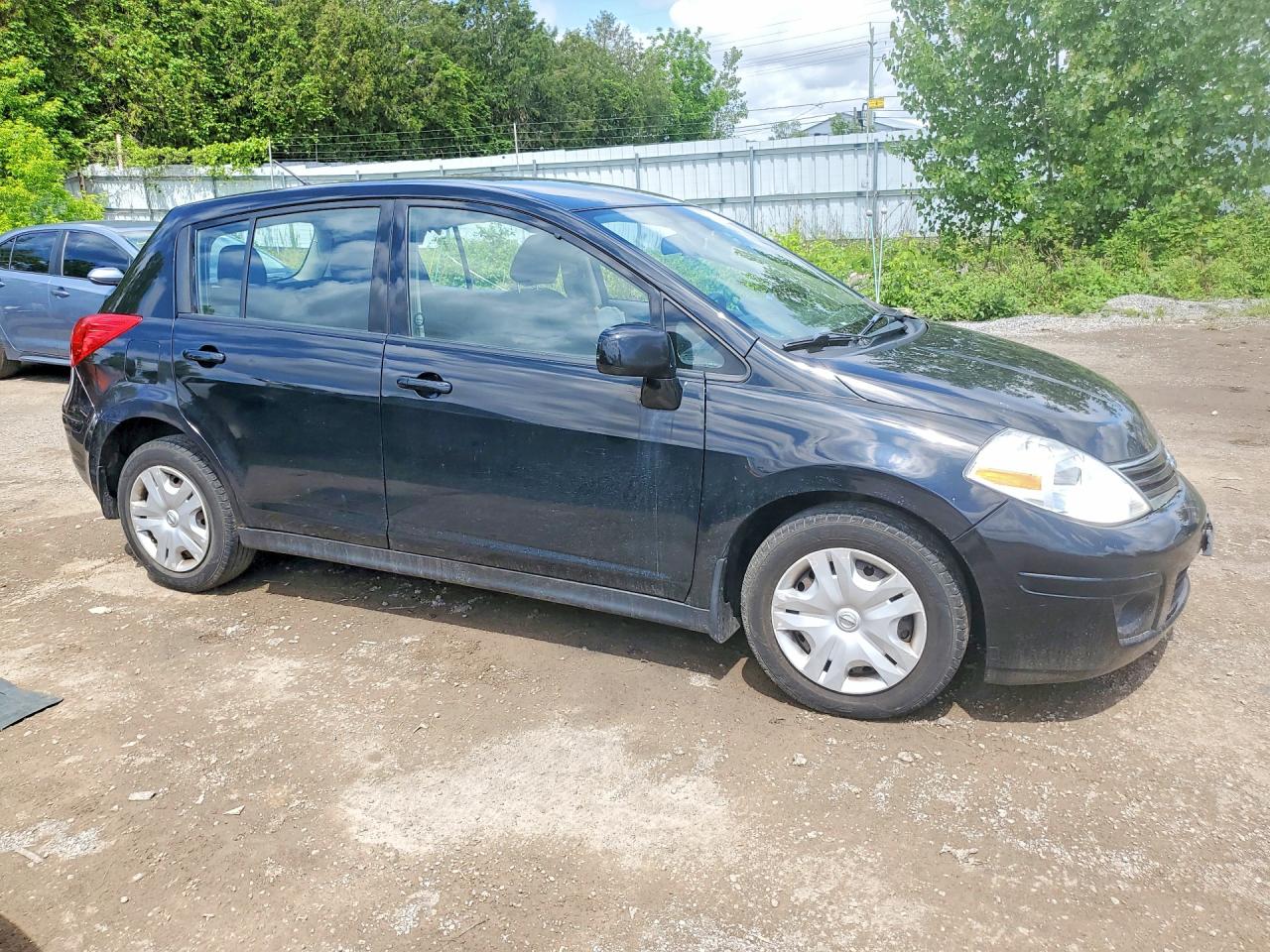 2012 Nissan Versa 1.8 S Black vin: 3N1BC1CP6CL373293