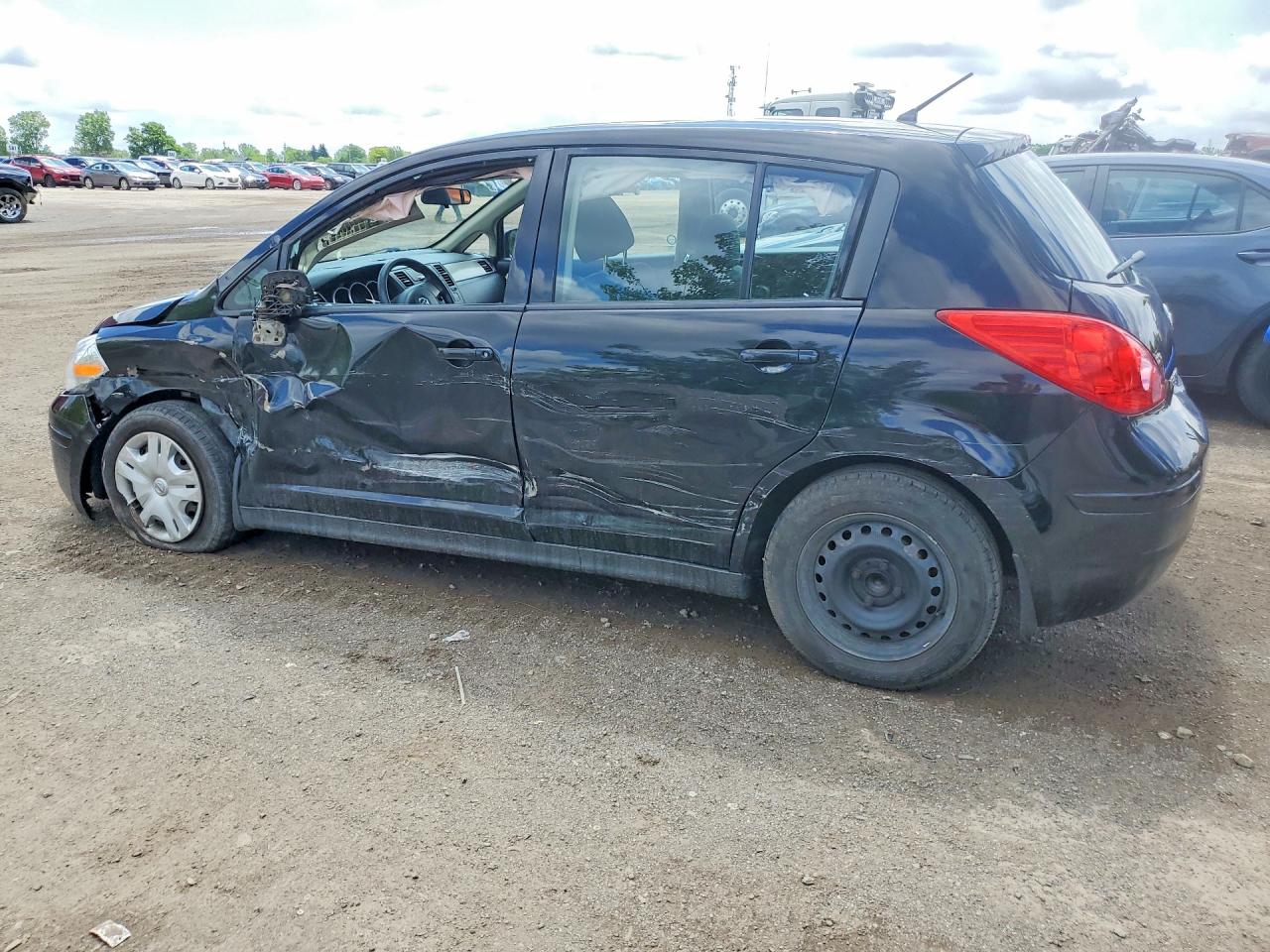 2012 Nissan Versa 1.8 S Black vin: 3N1BC1CP6CL373293