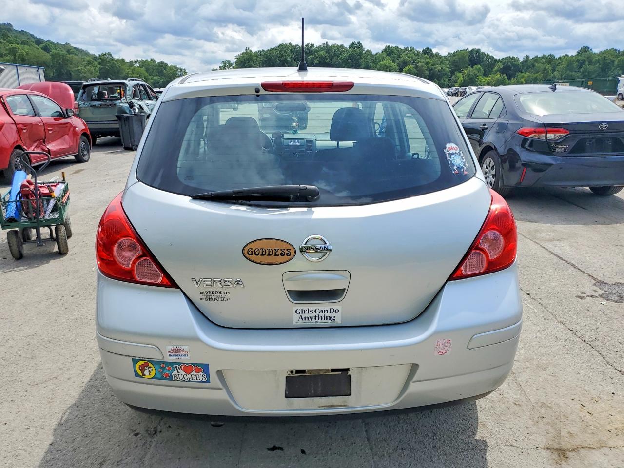2010 Nissan Versa 1.8 S Gray vin: 3N1BC1CP7AL374319