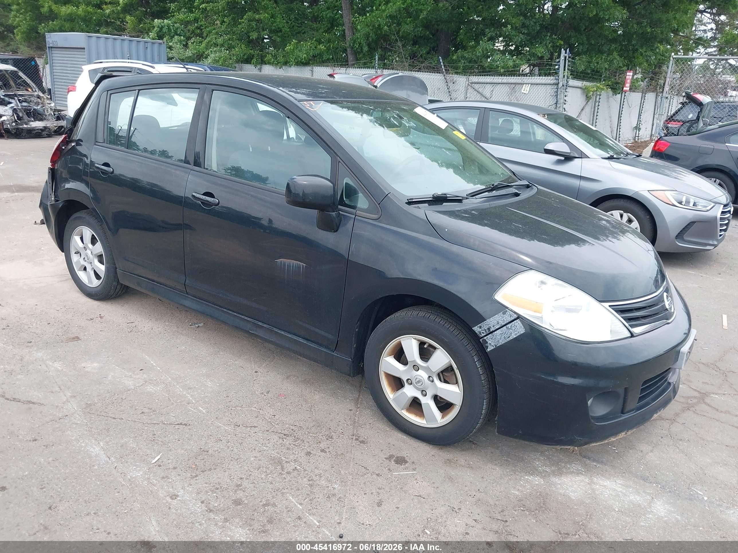 2010 Nissan Versa 1.8sl Black vin: 3N1BC1CP7AL376314