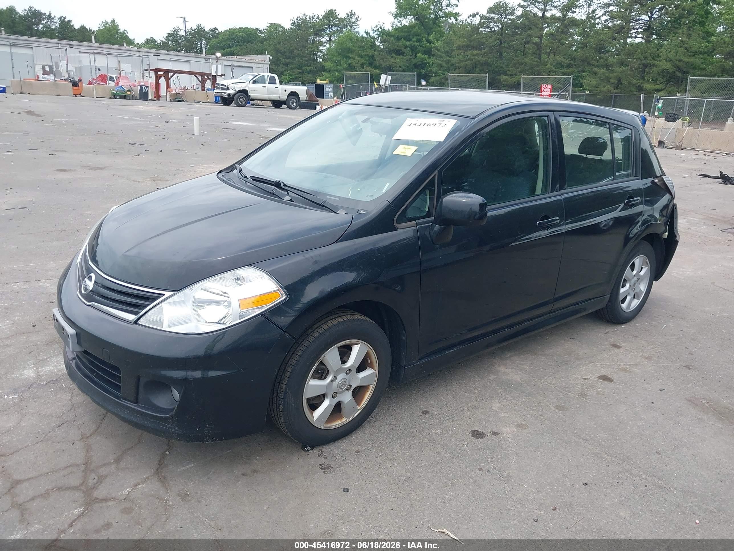 2010 Nissan Versa 1.8sl Black vin: 3N1BC1CP7AL376314