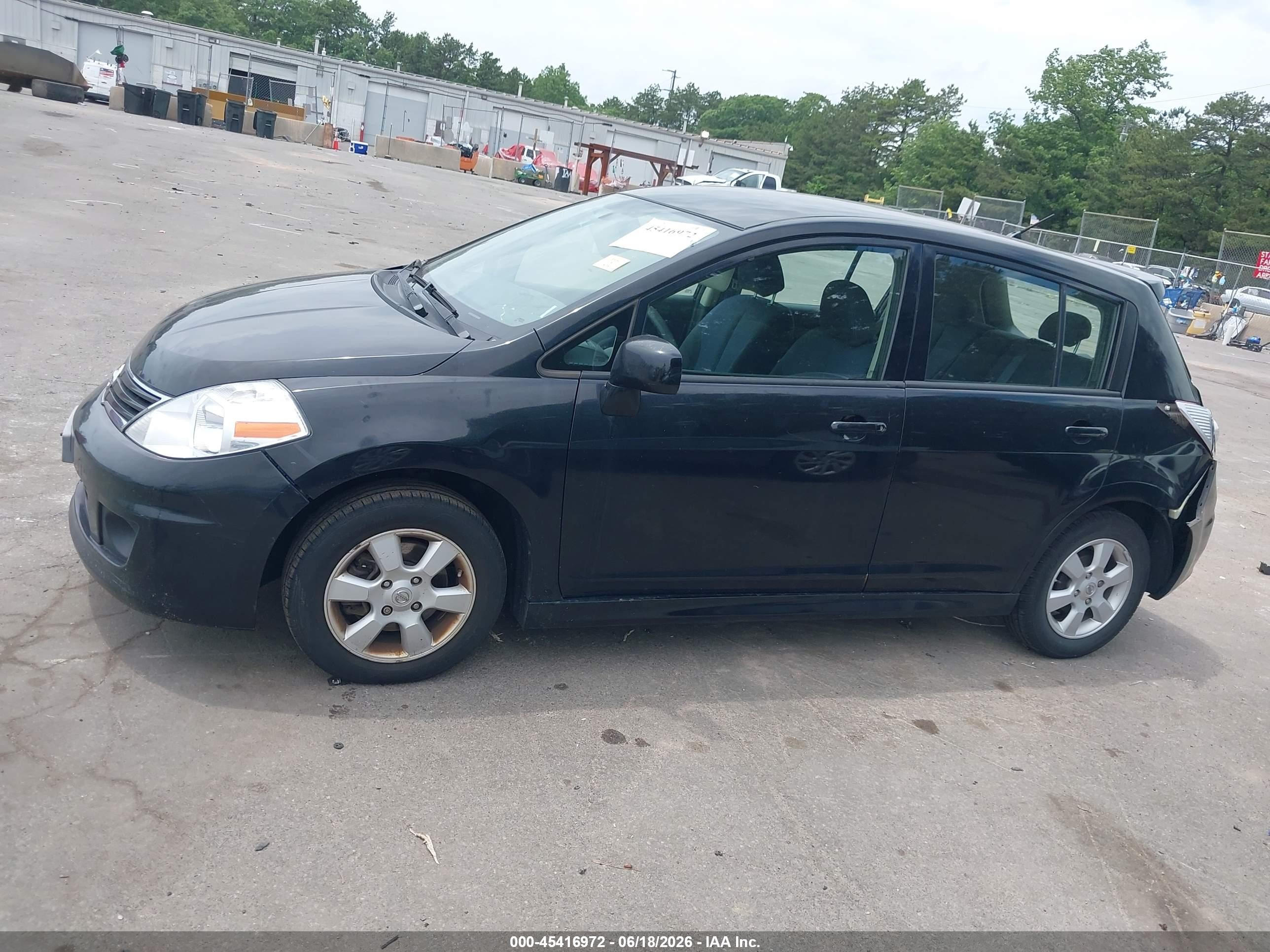 2010 Nissan Versa 1.8sl Black vin: 3N1BC1CP7AL376314