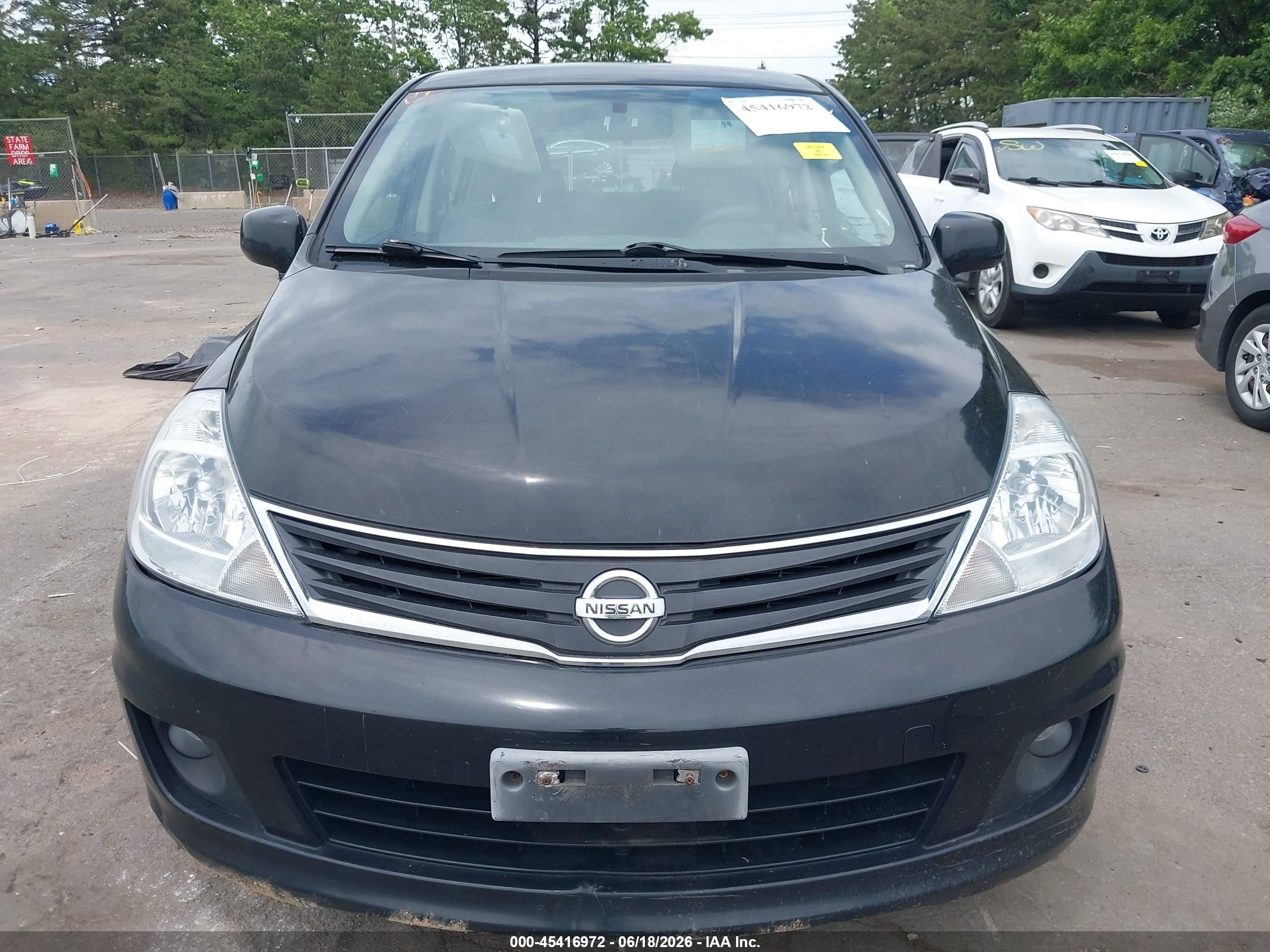 2010 Nissan Versa 1.8sl Black vin: 3N1BC1CP7AL376314